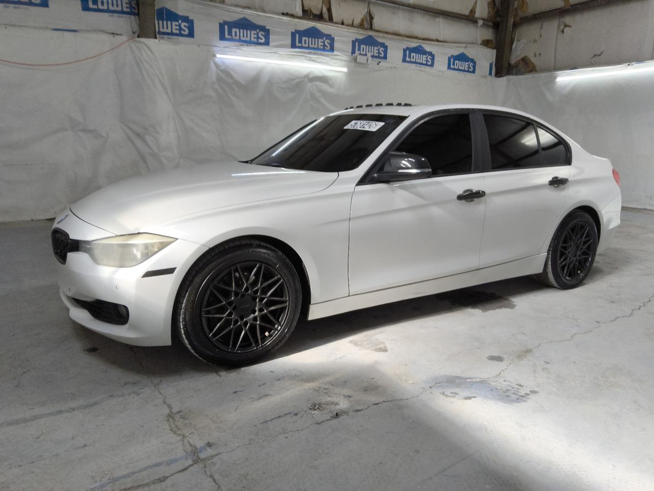 2015 Bmw 328 I Sulev White vin: WBA3C1C56FK119229 Damage: Left Front Wheel, Aftermarket, Acceptable