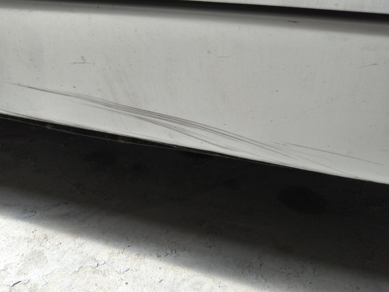 2015 Bmw 328 I Sulev White vin: WBA3C1C56FK119229 Damage: Left Rocker Panel, Heavy Scratch, > 12 Inches