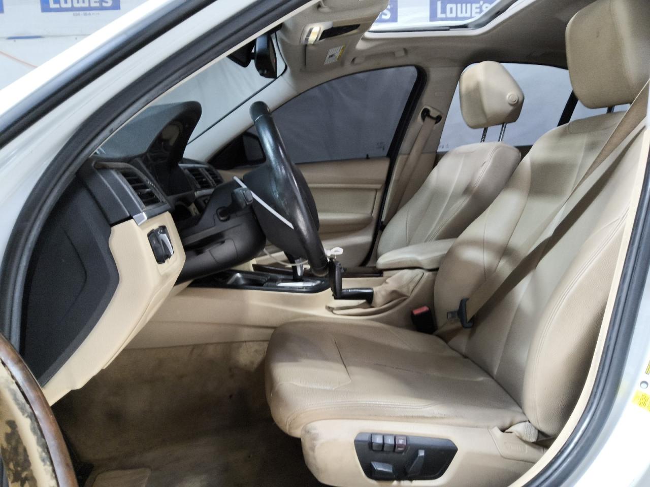 2015 Bmw 328 I Sulev White vin: WBA3C1C56FK119229 Damage: Power Locks, Inoperable, Repair Required