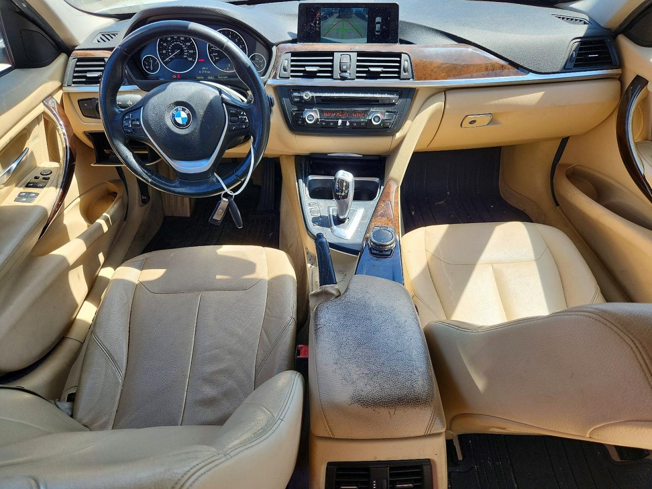 2015 Bmw 3 Series 320i Xdrive White vin: WBA3C1C56FK122549