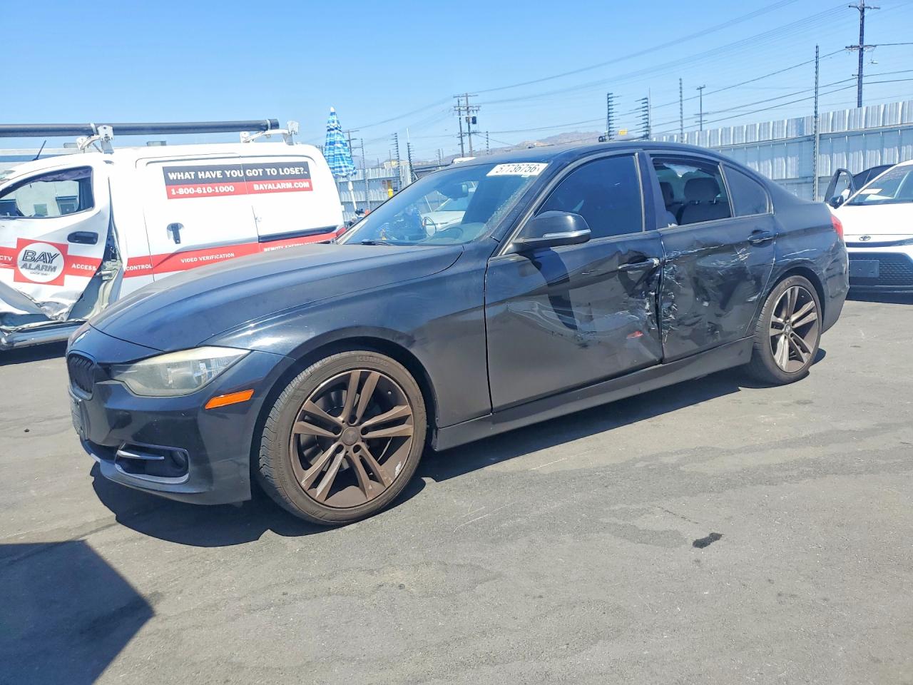 2012 Bmw 328 I Sulev Black vin: WBA3C1C57CF430026