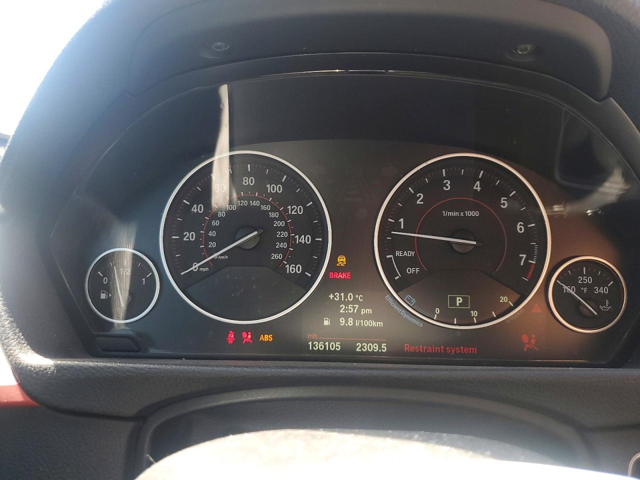 2012 Bmw 328 I Sulev Black vin: WBA3C1C57CF430026