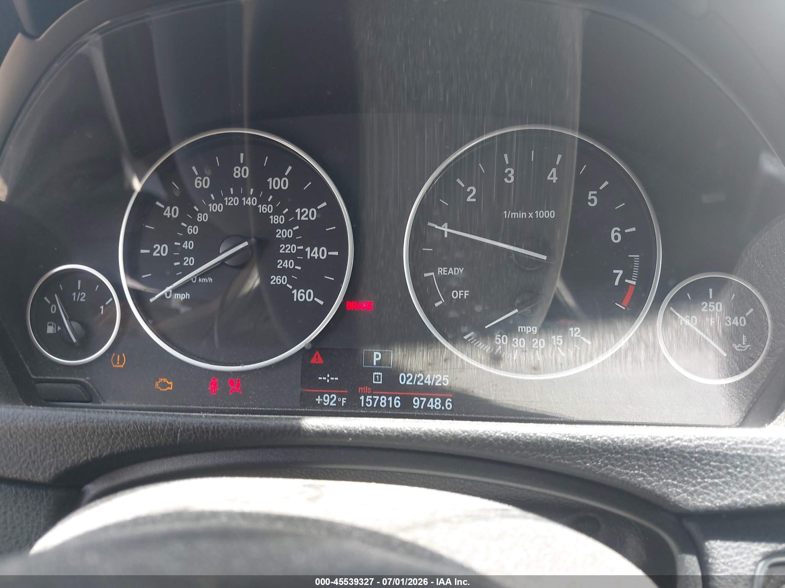 2013 Bmw 328i   Белый vin: WBA3C1C57DF440489