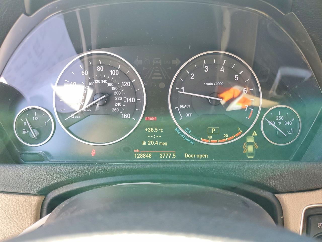 2013 Bmw 328 I Sulev Gold vin: WBA3C1C57DF444994