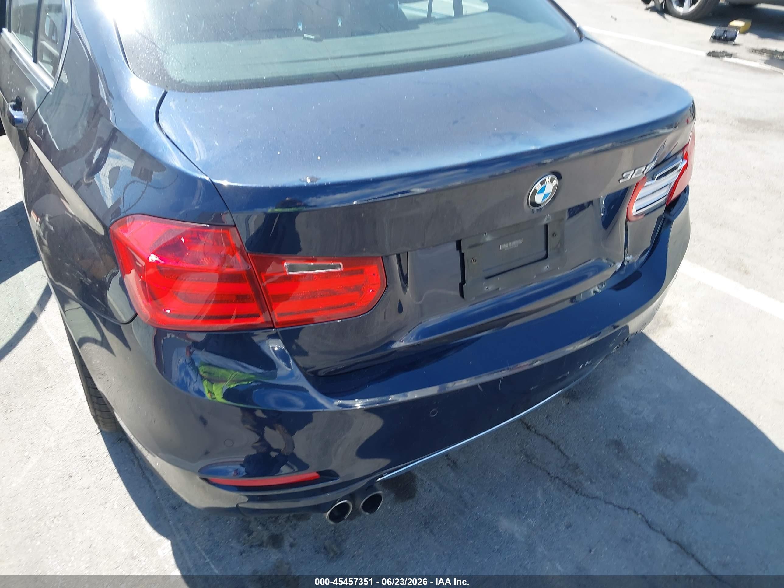 2014 Bmw 328i   Черный vin: WBA3C1C57EK108190