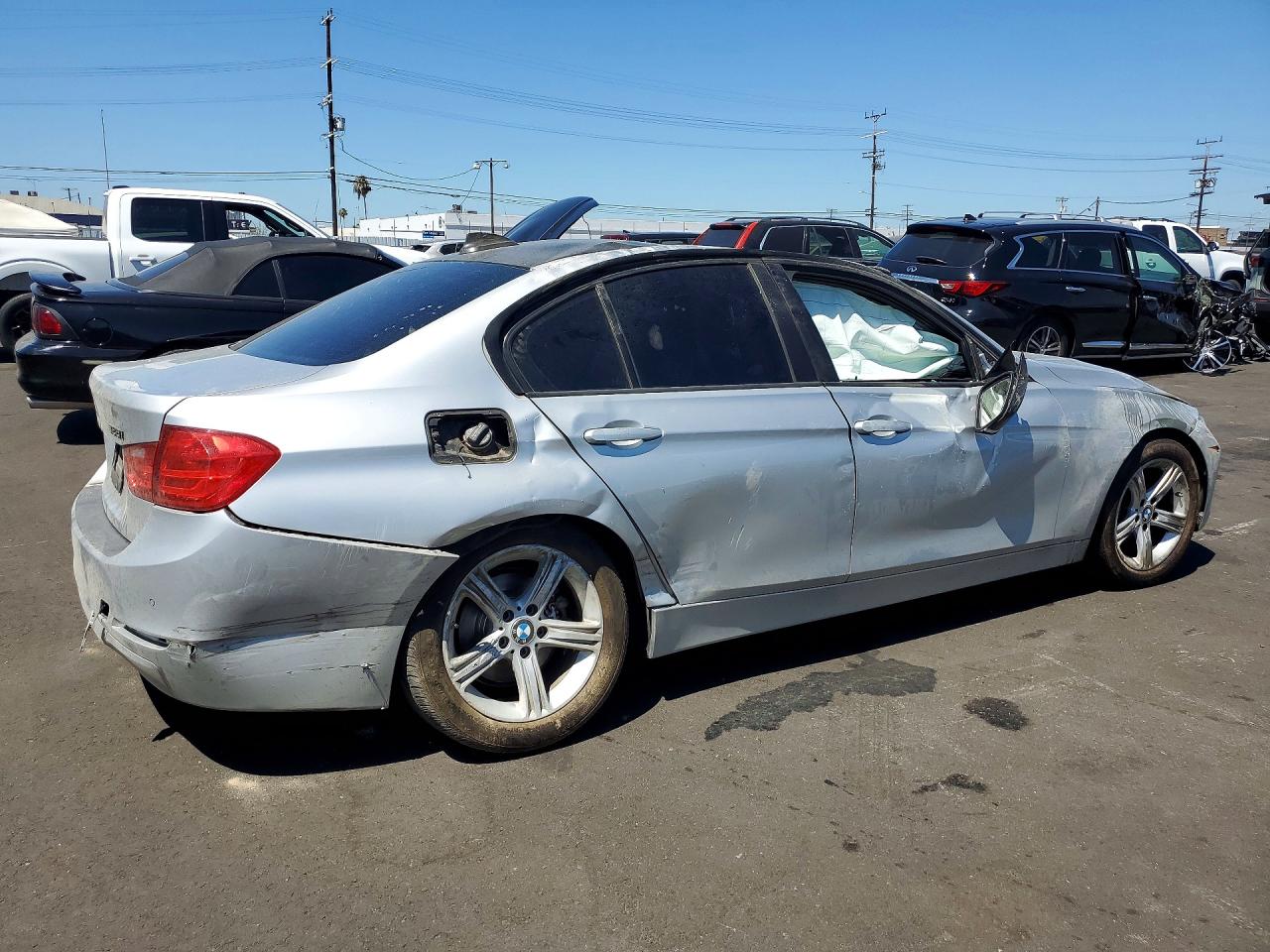 2014 Bmw 328 I Sulev Silver vin: WBA3C1C57EK108836