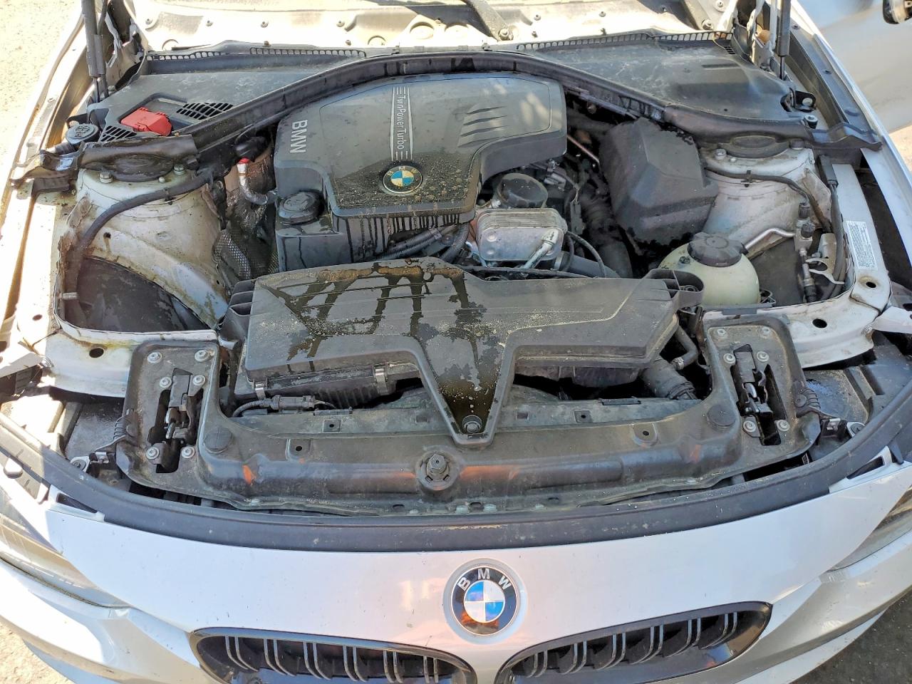 2014 Bmw 328 I Sulev Silver vin: WBA3C1C57EK108836