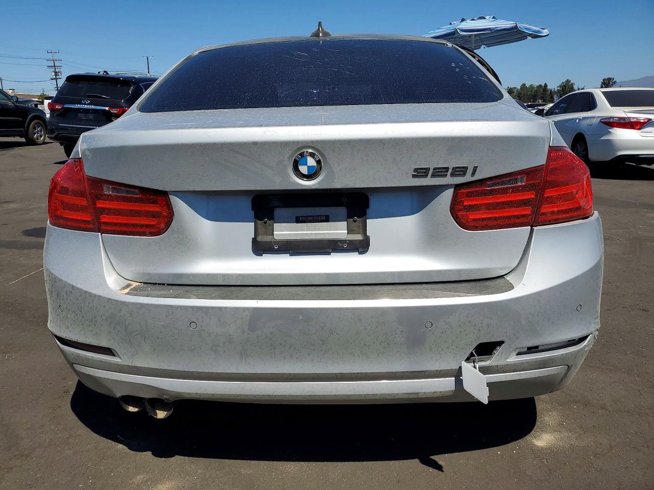 2014 Bmw 328 I Sulev Silver vin: WBA3C1C57EK108836