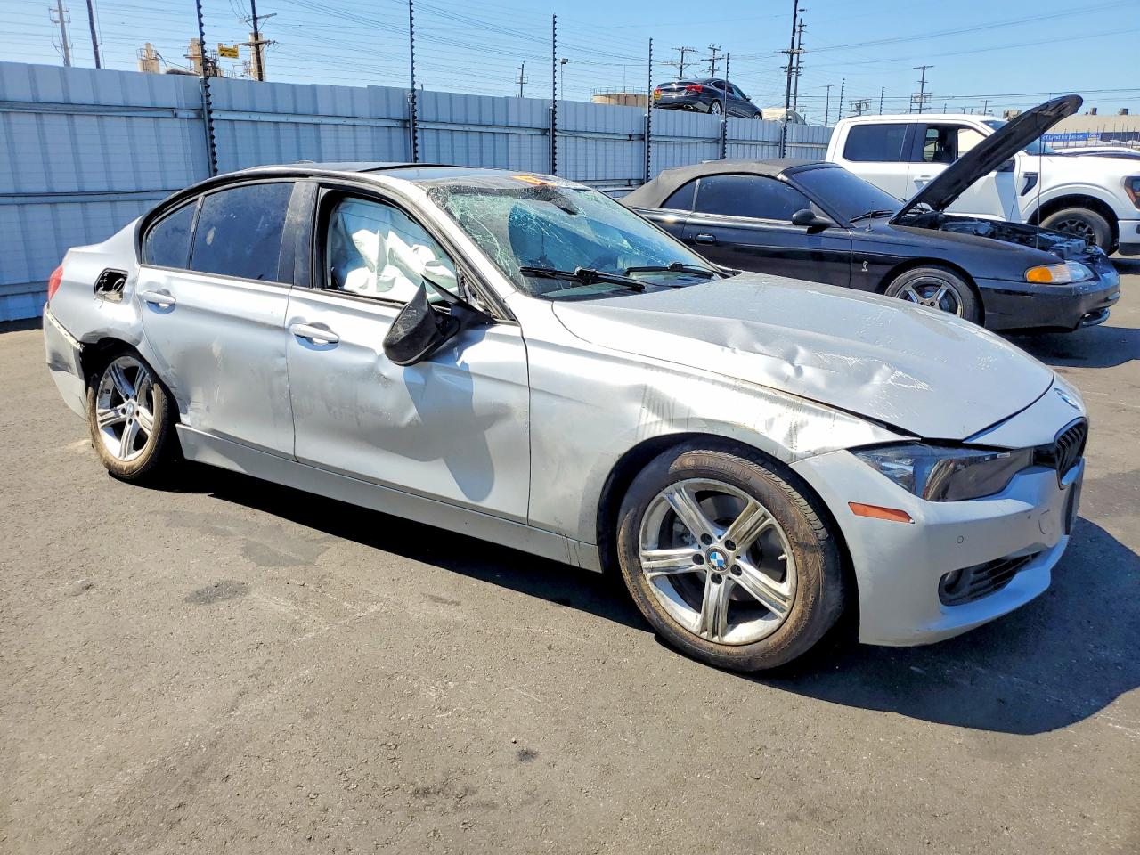 2014 Bmw 328 I Sulev Silver vin: WBA3C1C57EK108836