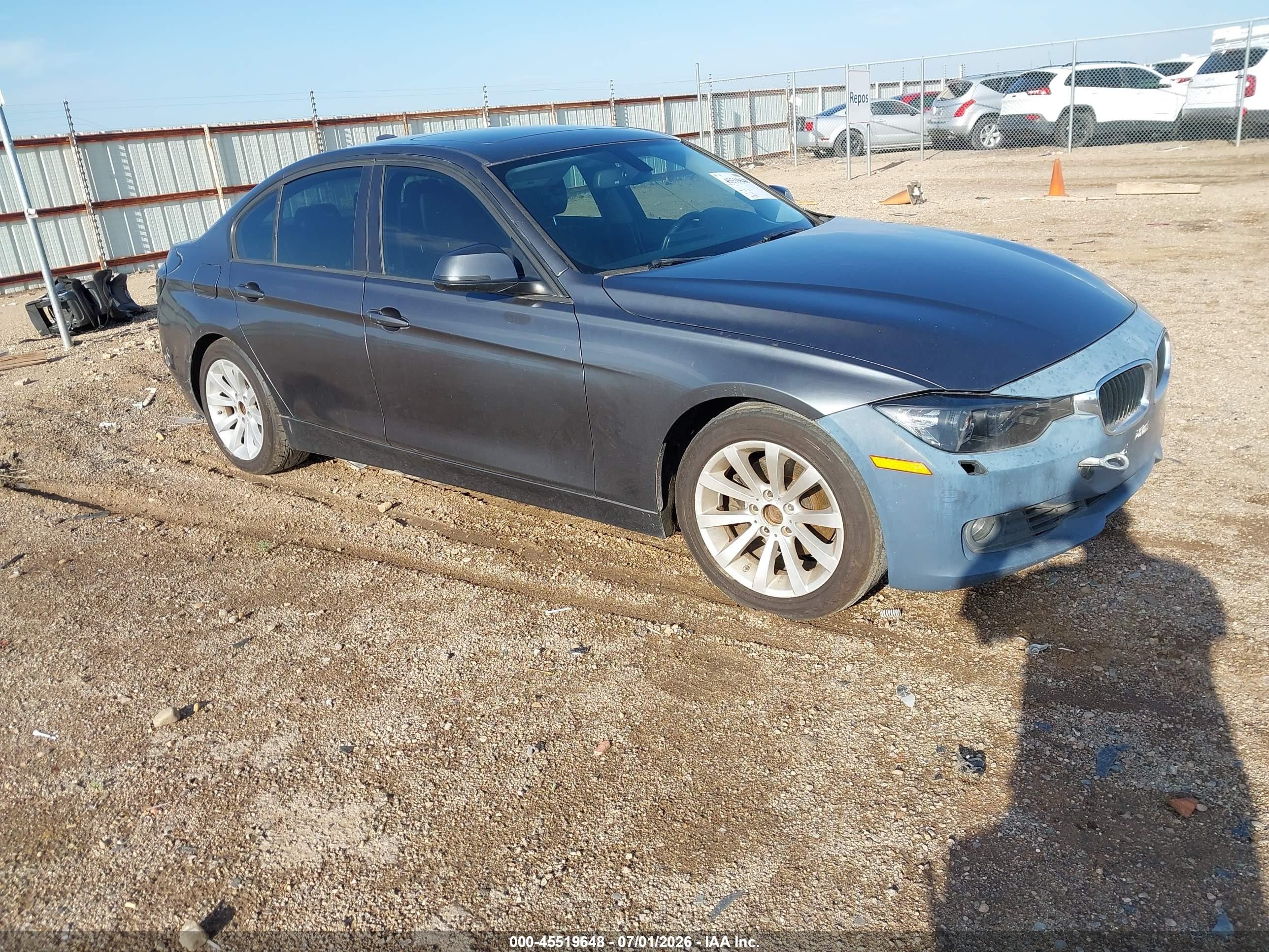 2014 Bmw 328i   Gray vin: WBA3C1C57EK110280