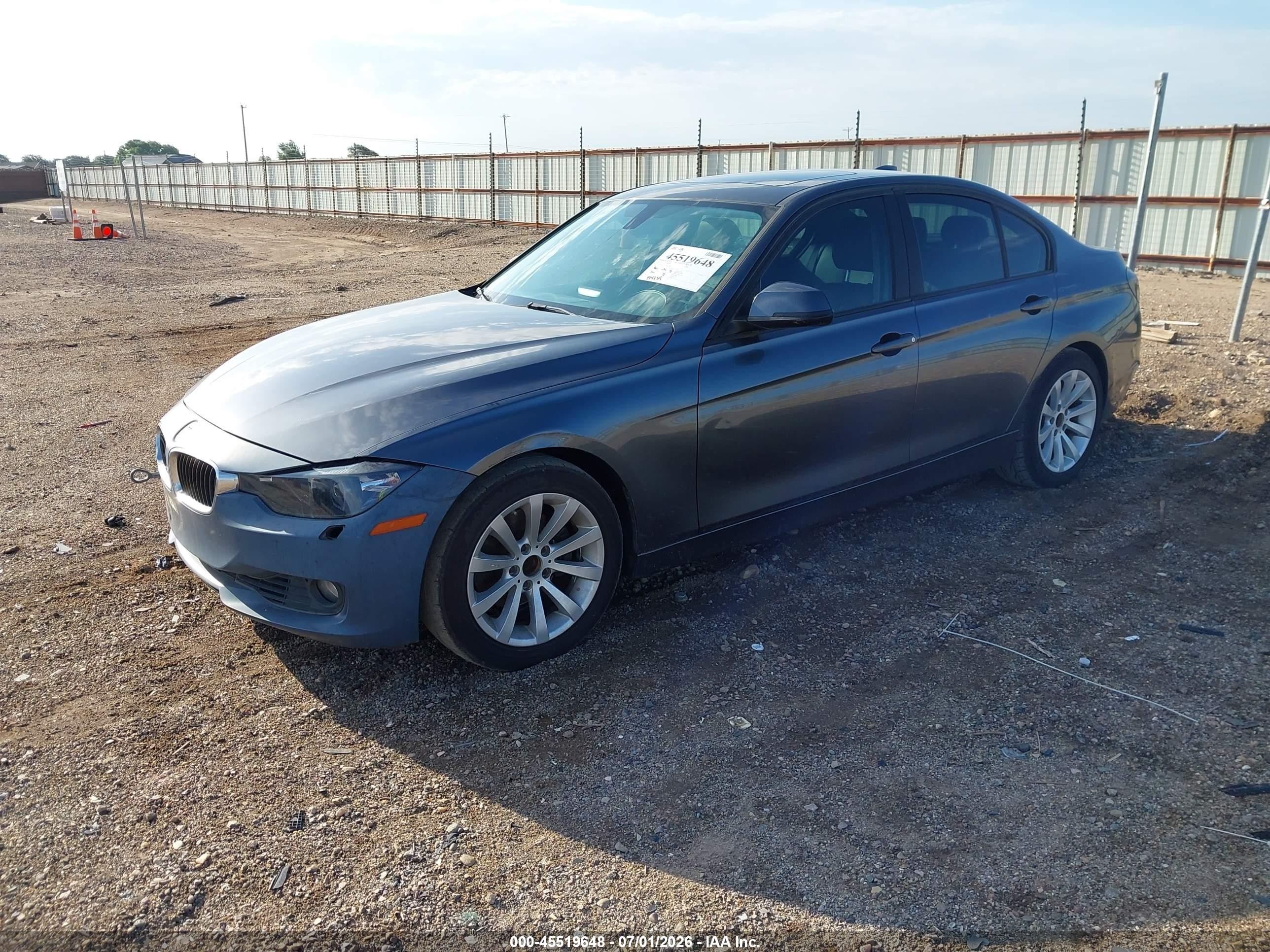 2014 Bmw 328i   Gray vin: WBA3C1C57EK110280