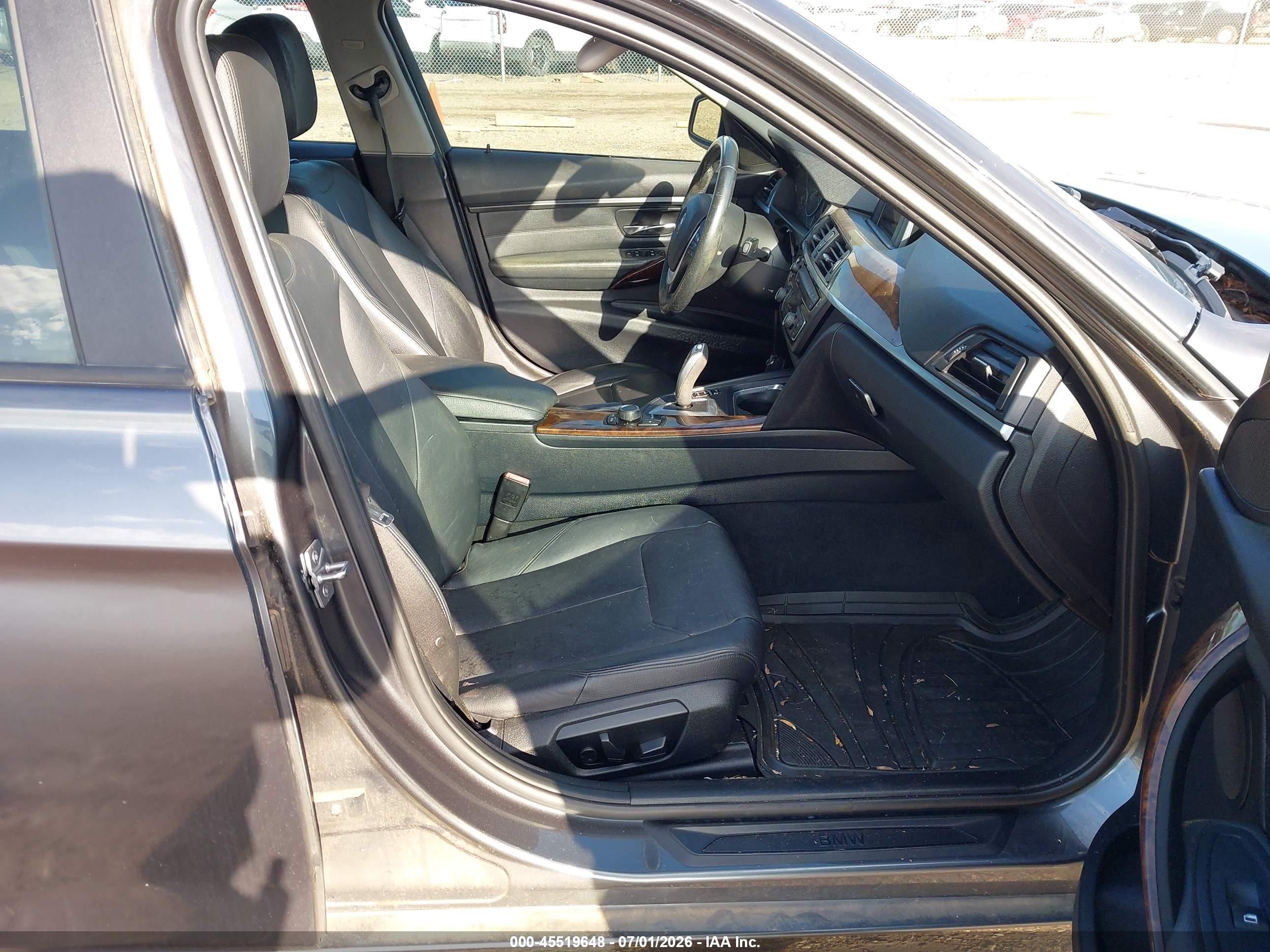 2014 Bmw 328i   Gray vin: WBA3C1C57EK110280
