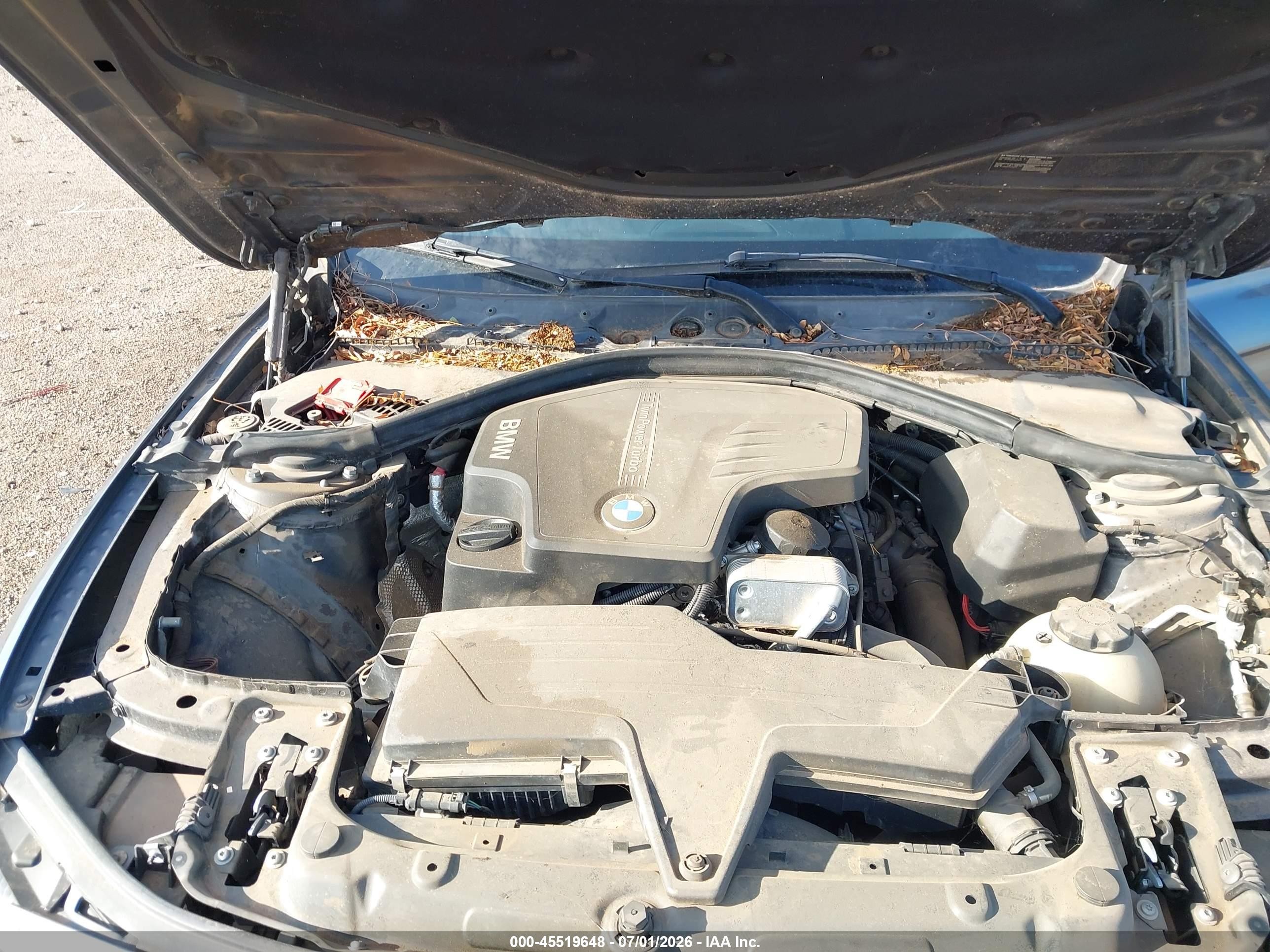 2014 Bmw 328i   Gray vin: WBA3C1C57EK110280