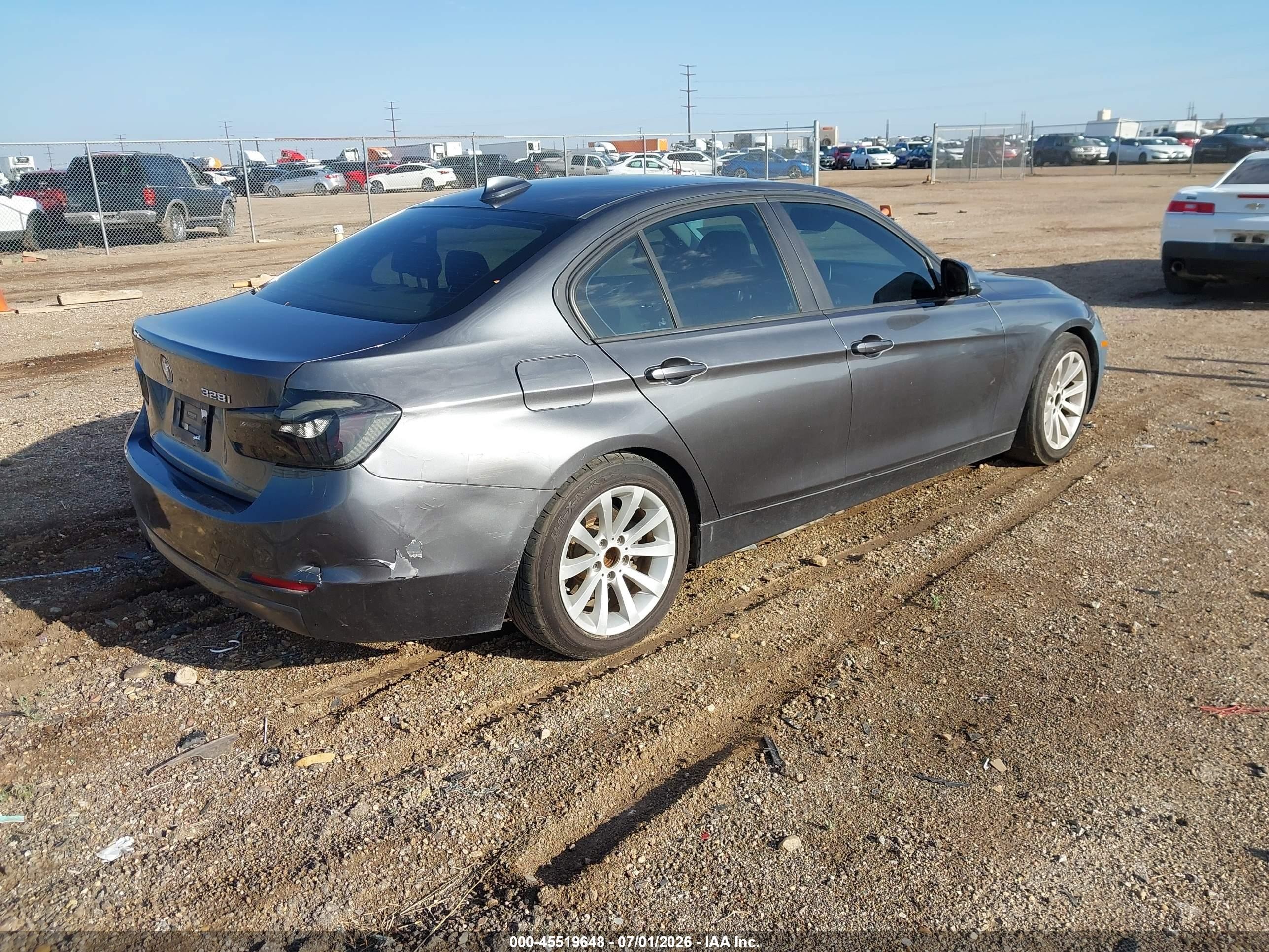 2014 Bmw 328i   Gray vin: WBA3C1C57EK110280