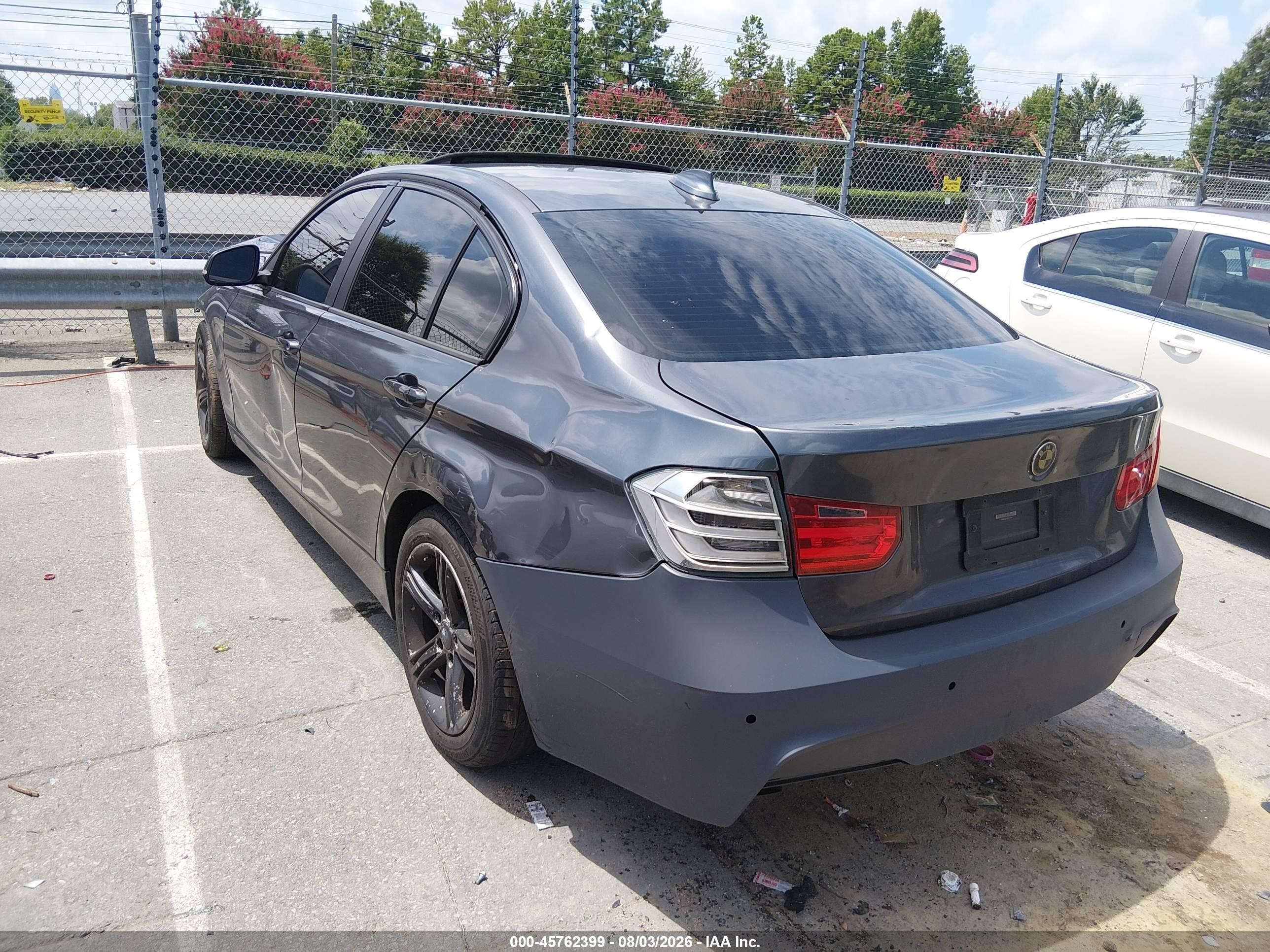 2014 Bmw 328i   Gray vin: WBA3C1C57EK111140