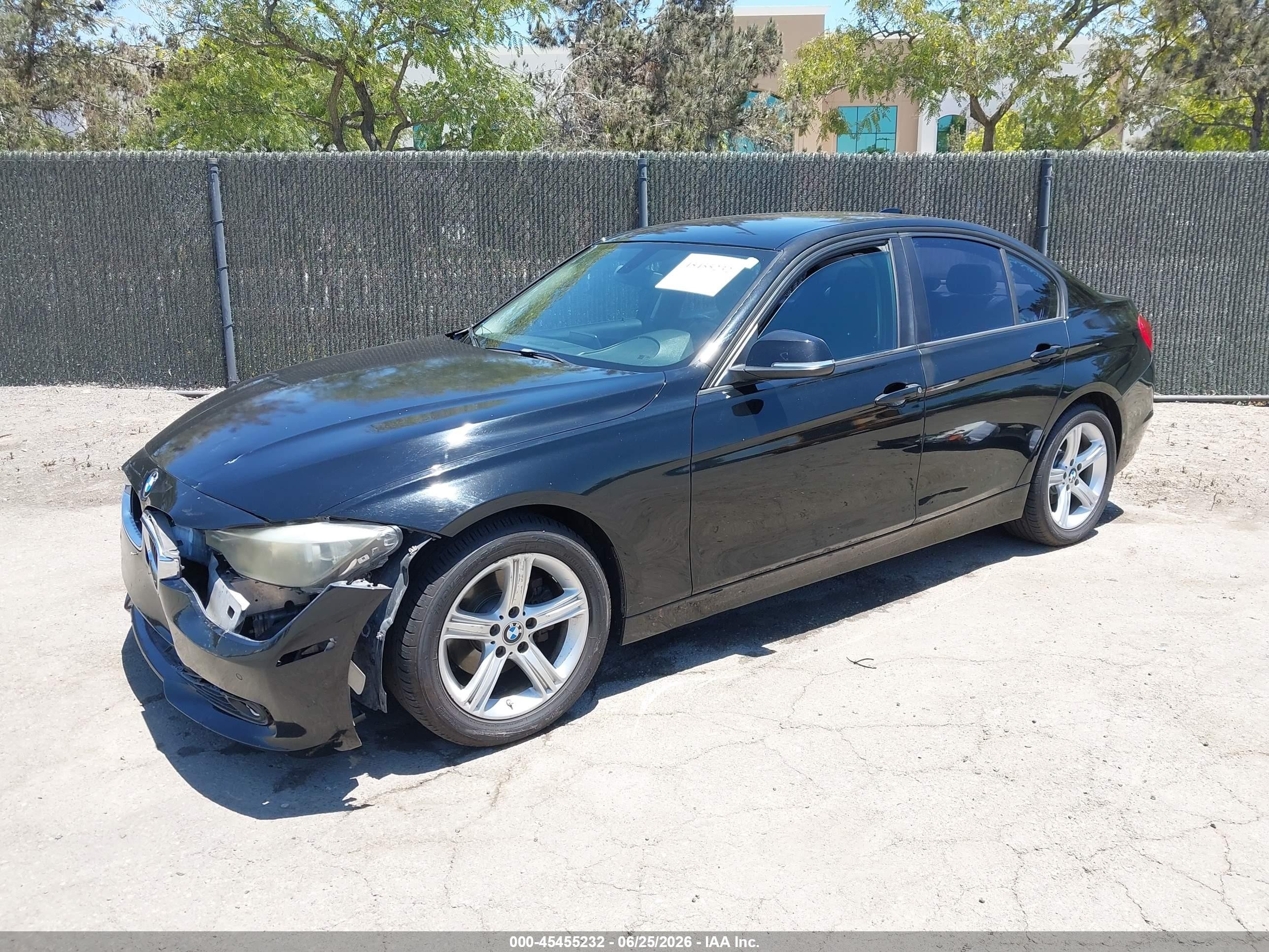2015 Bmw 328i   Black vin: WBA3C1C57FK120342