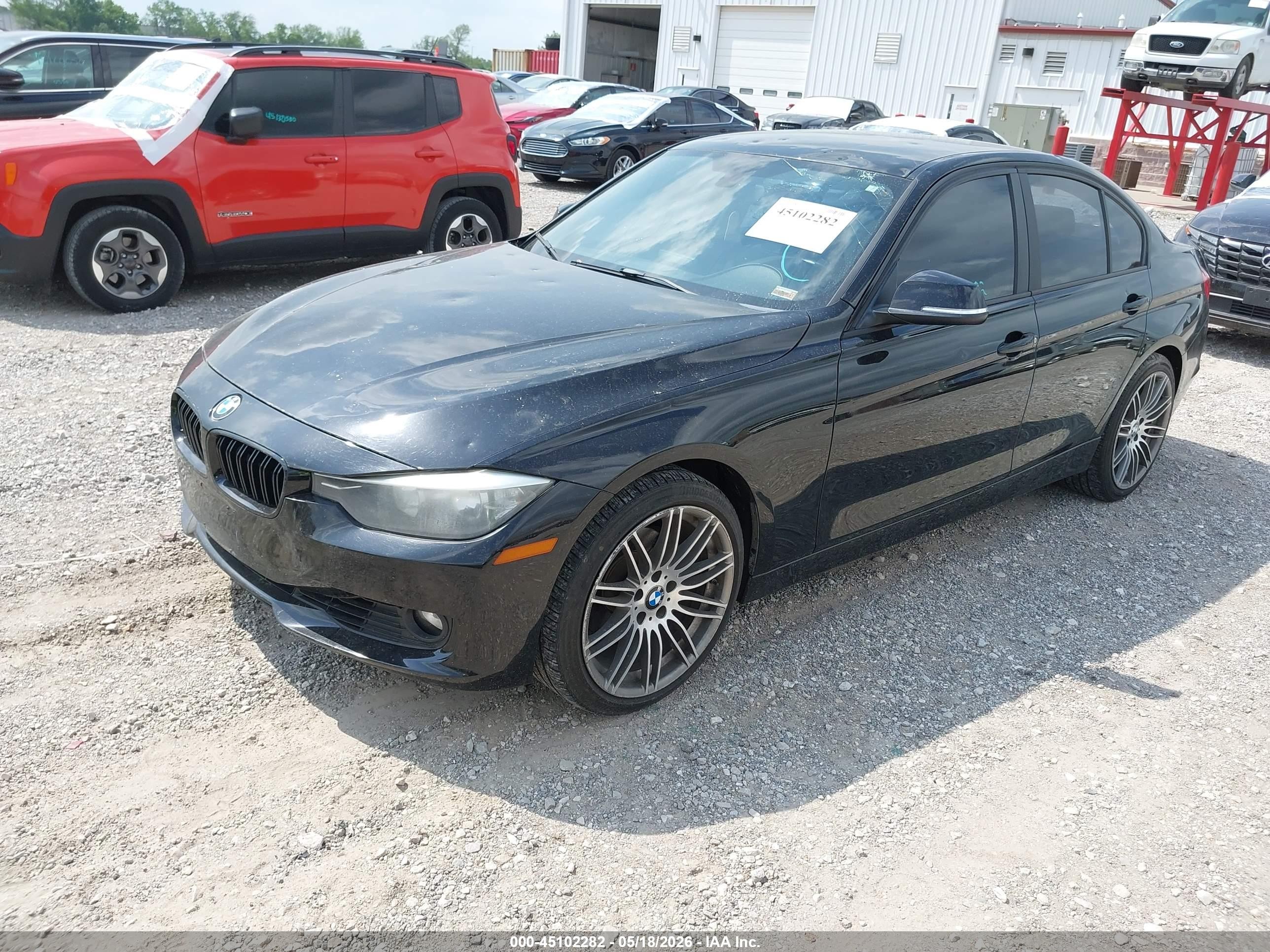 2013 Bmw 328i   Черный vin: WBA3C1C58DF438153