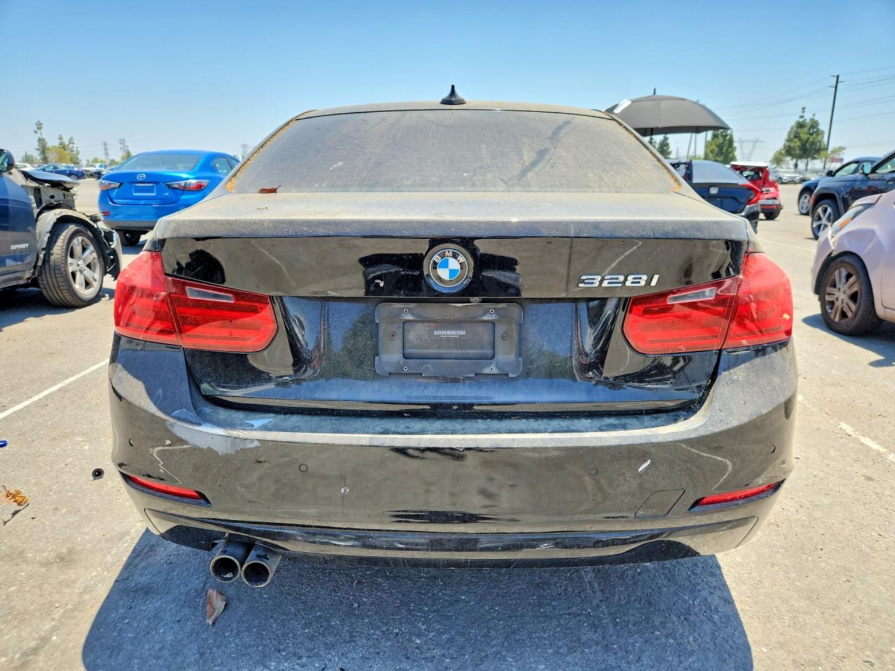 2013 Bmw 328 I Sulev Black vin: WBA3C1C58DF444261