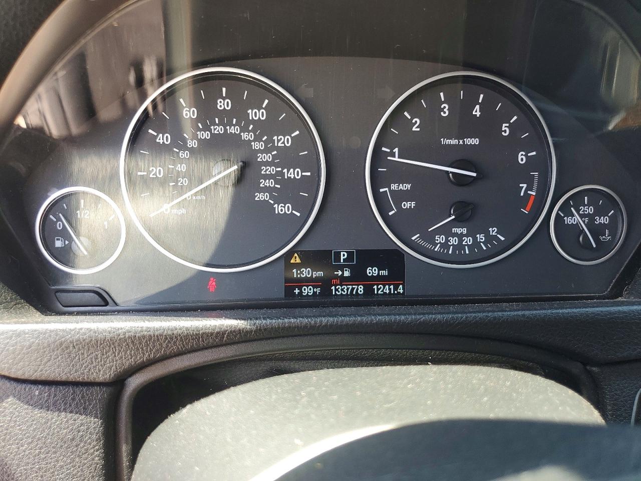 2014 Bmw 328 I Sulev White vin: WBA3C1C58EK105475
