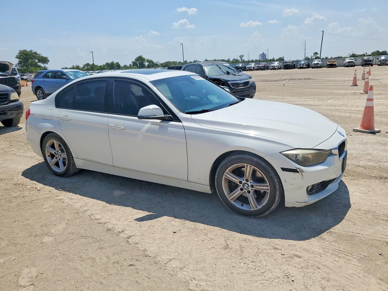 2014 Bmw 328 I Sulev White vin: WBA3C1C58EK105475