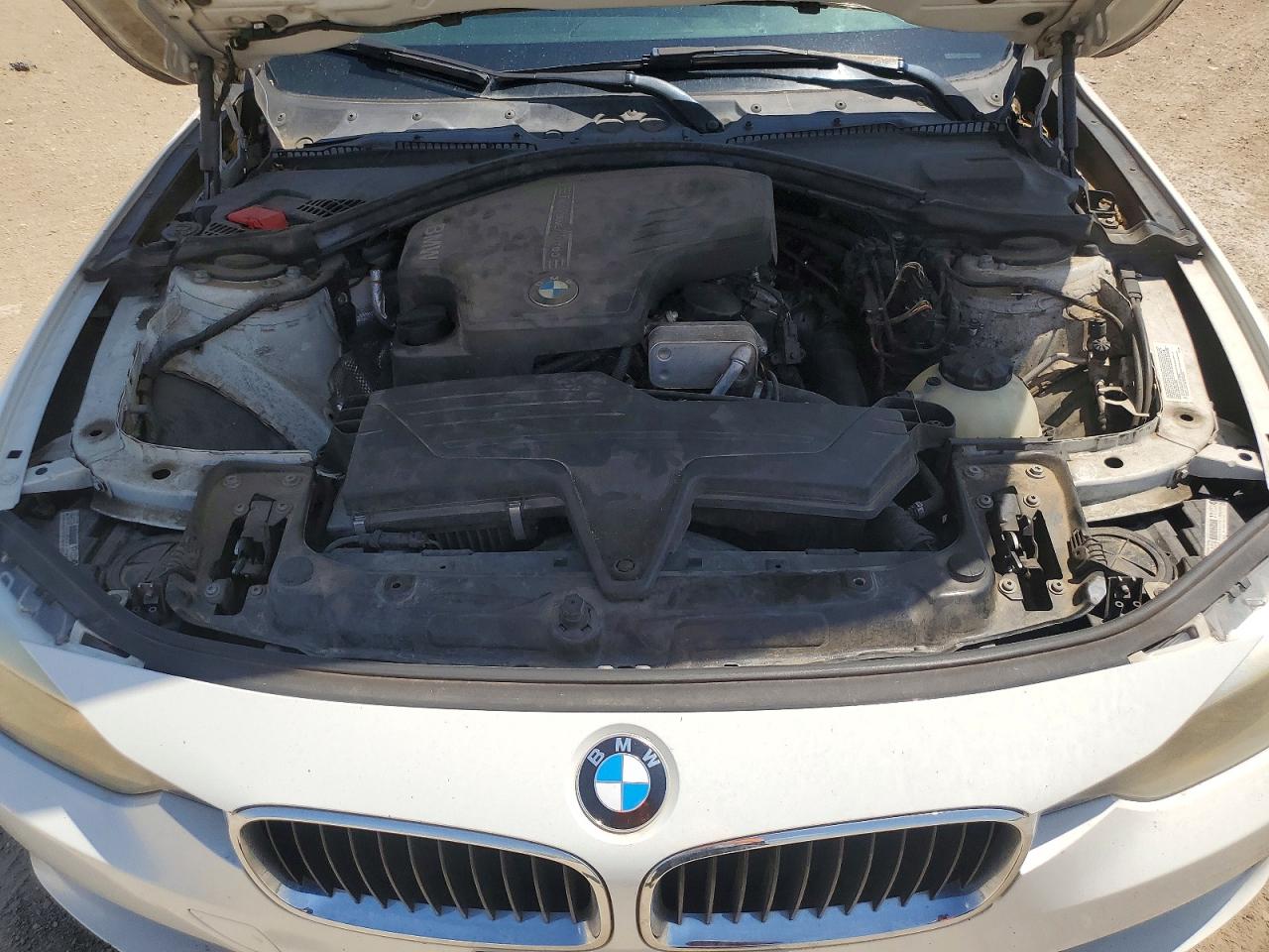 2014 Bmw 328 I Sulev White vin: WBA3C1C58EK105475