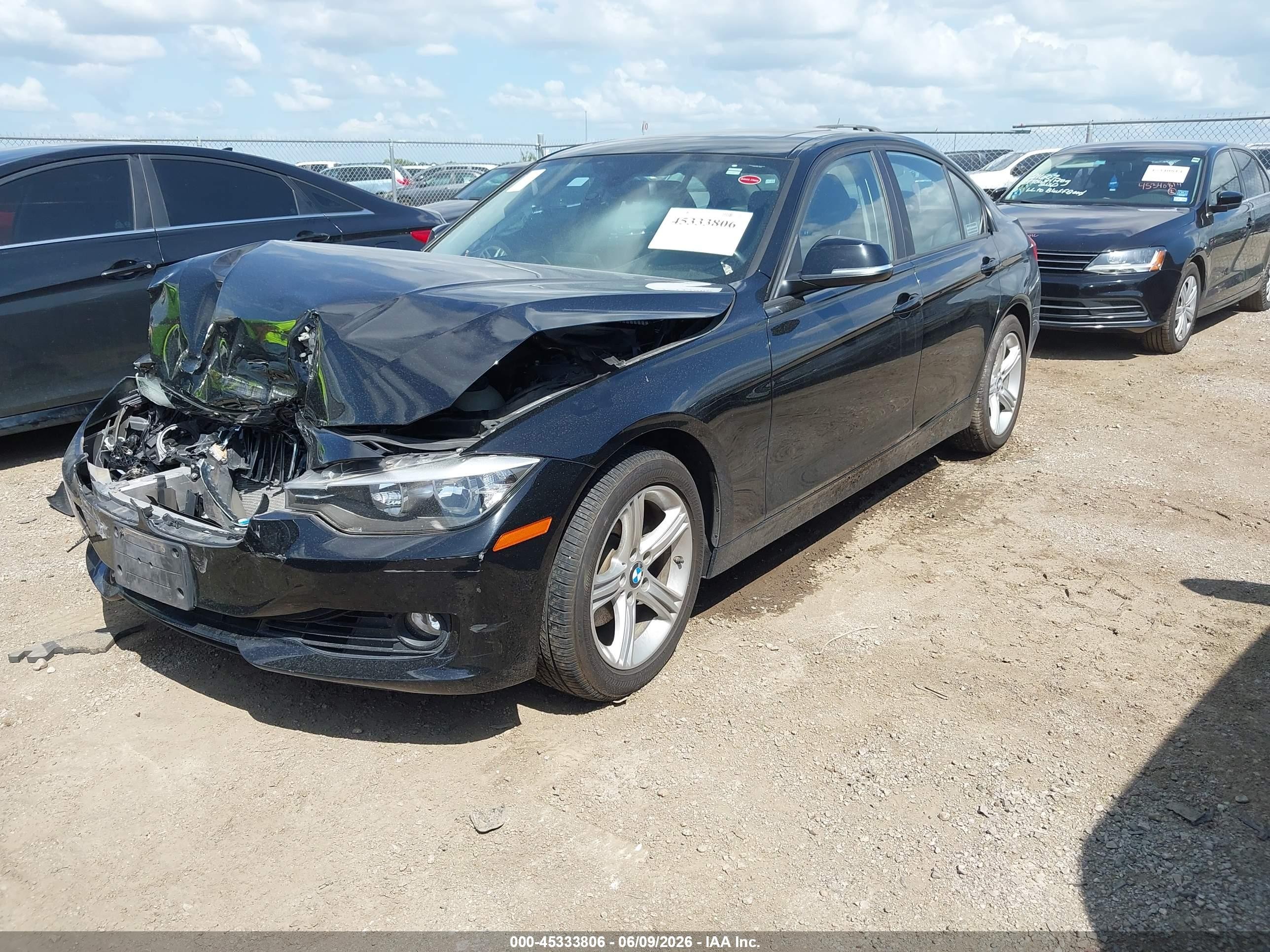 2014 Bmw 328i   Black vin: WBA3C1C58EK110577
