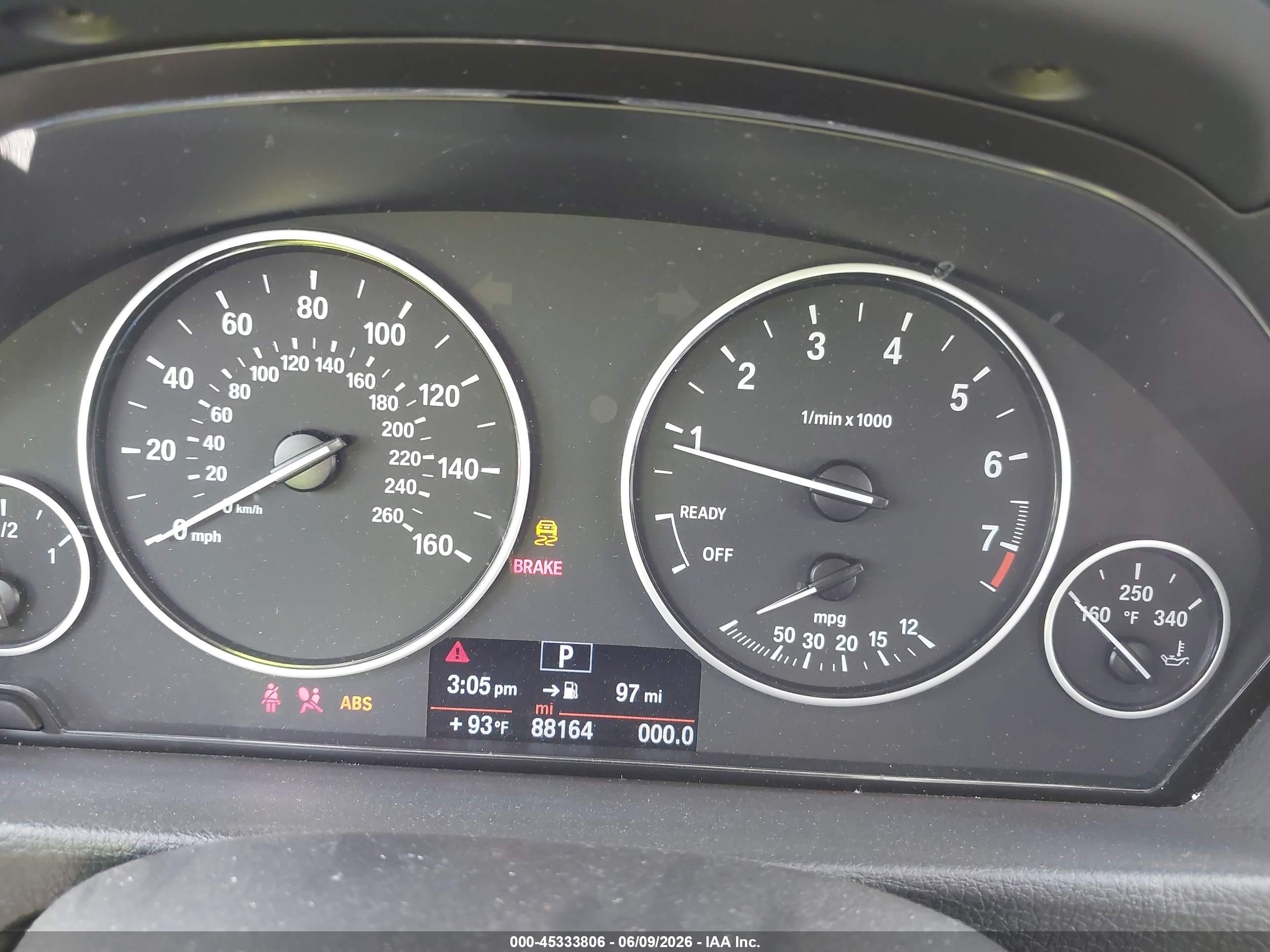 2014 Bmw 328i   Black vin: WBA3C1C58EK110577