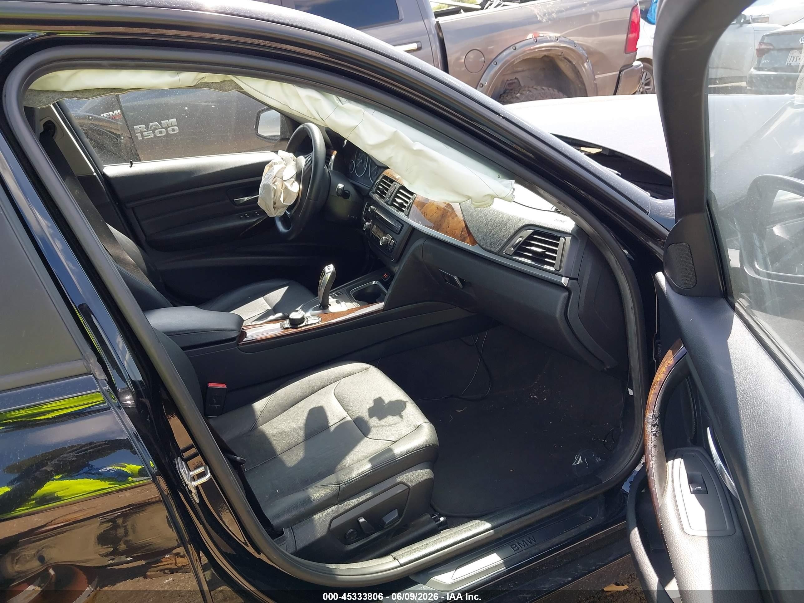 2014 Bmw 328i   Black vin: WBA3C1C58EK110577