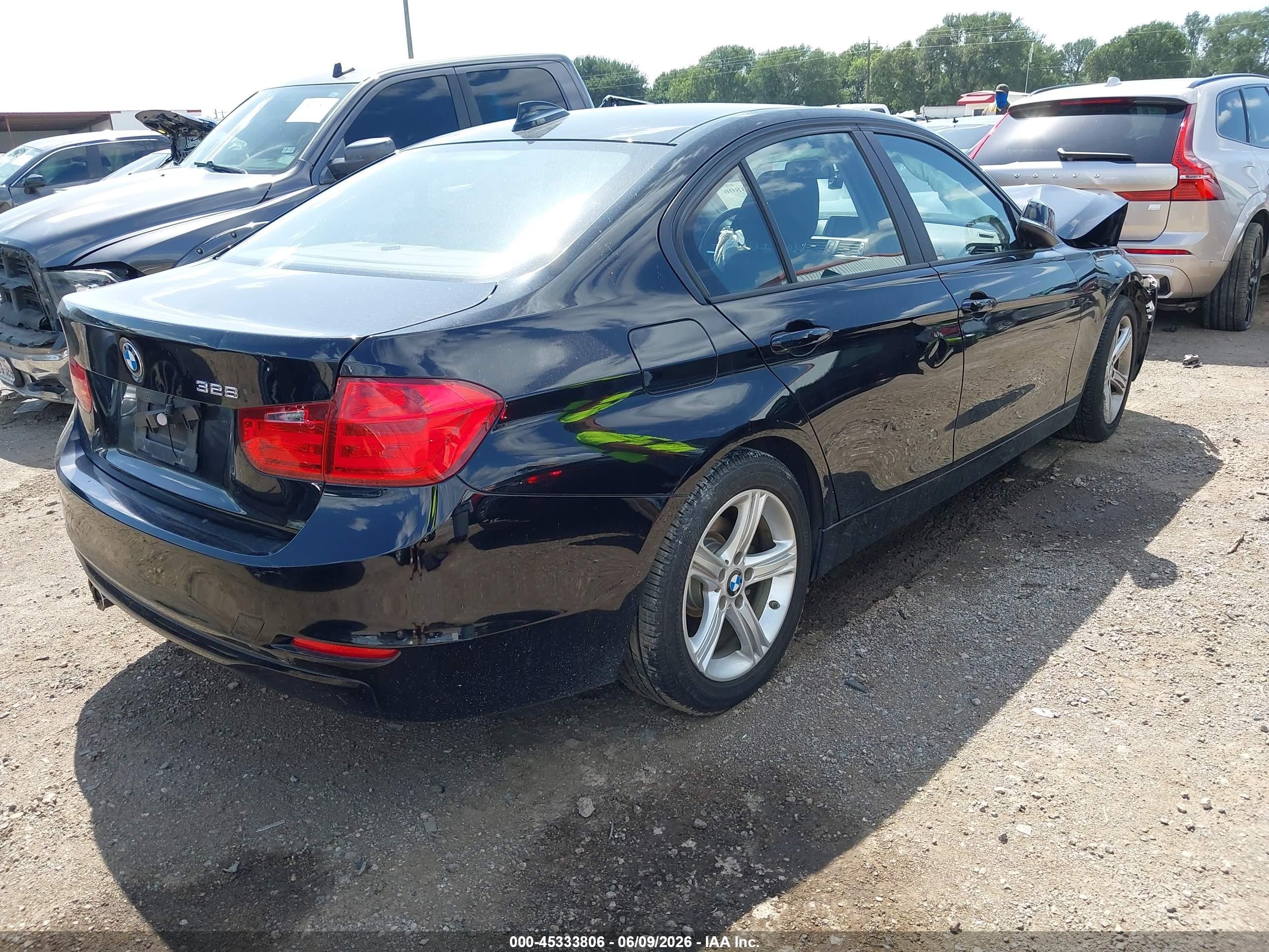 2014 Bmw 328i   Black vin: WBA3C1C58EK110577