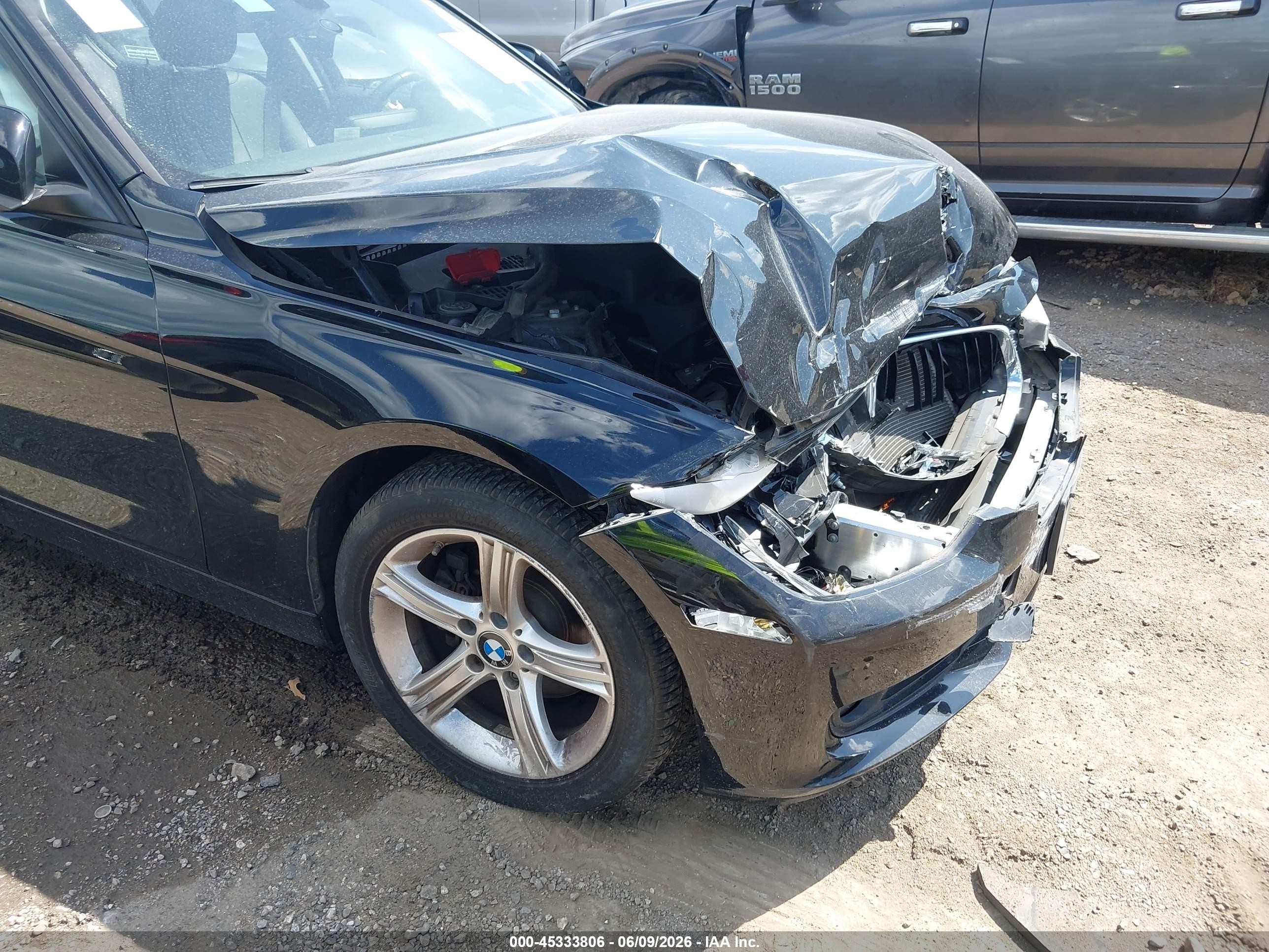 2014 Bmw 328i   Black vin: WBA3C1C58EK110577
