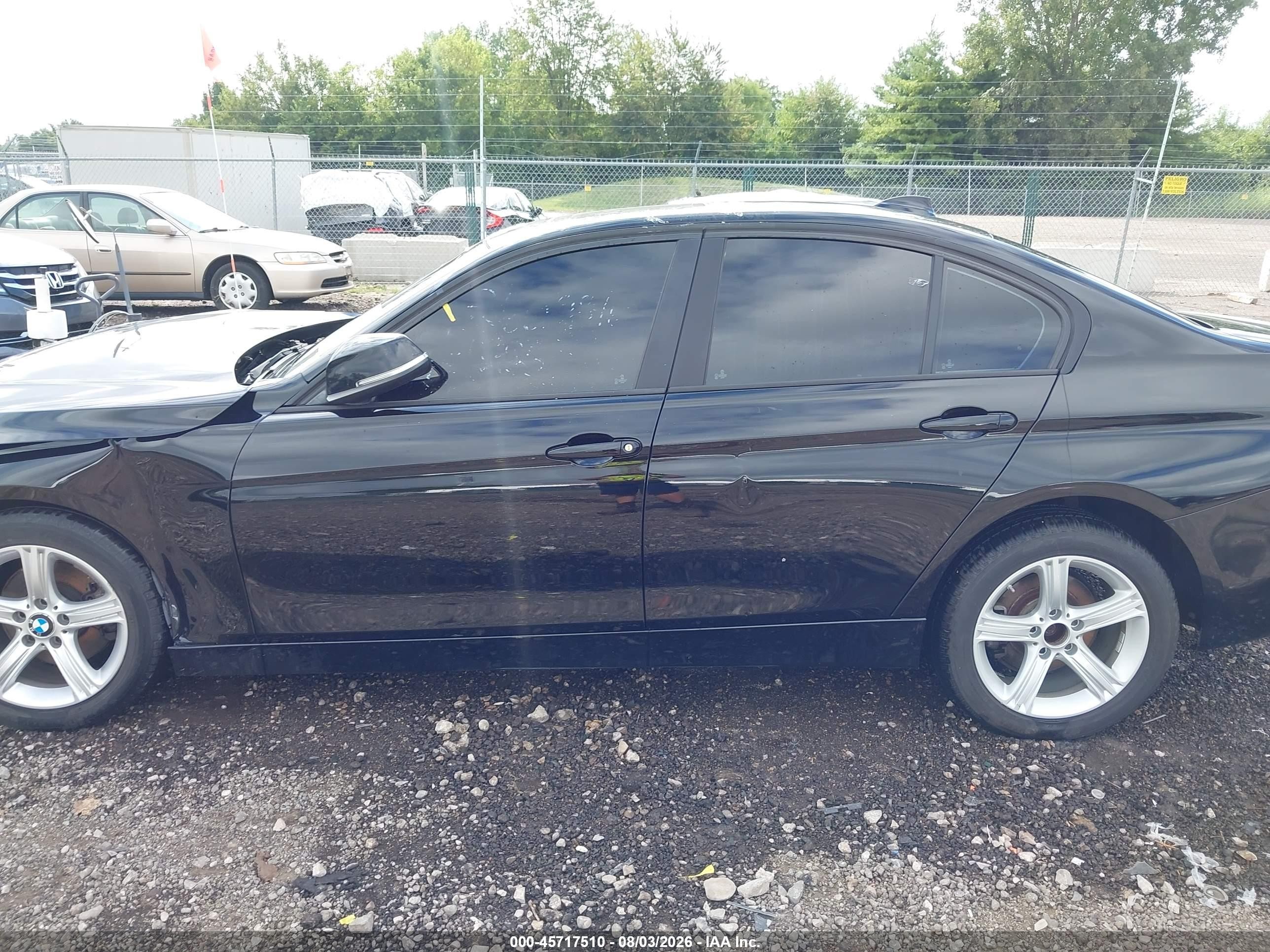 2014 Bmw 328i   Черный vin: WBA3C1C58EK113382