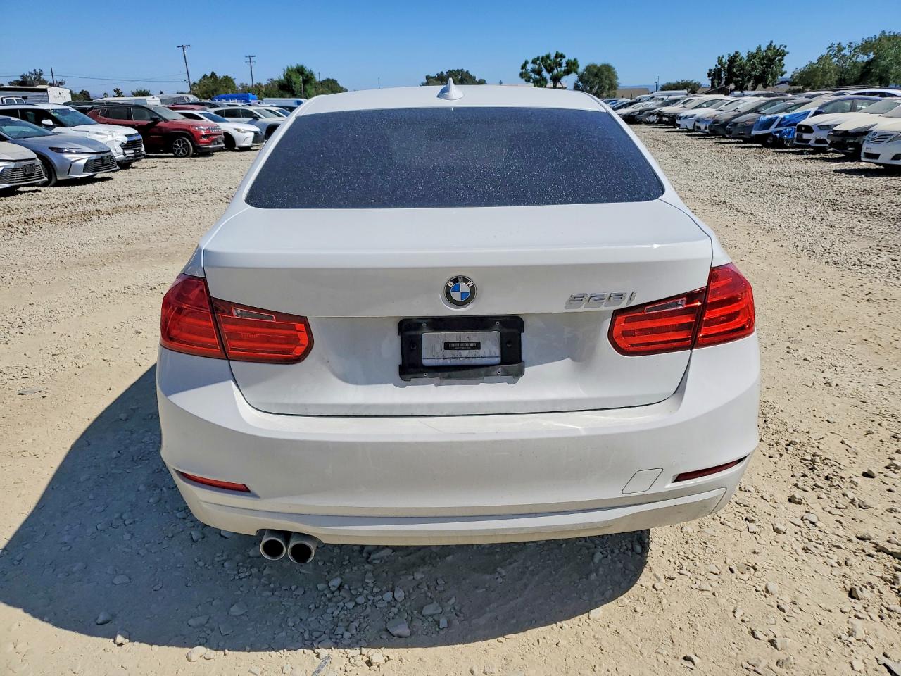2014 Bmw 328 I Sulev White vin: WBA3C1C58EK114306