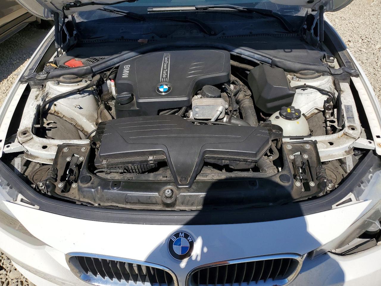 2014 Bmw 328 I Sulev White vin: WBA3C1C58EK114306