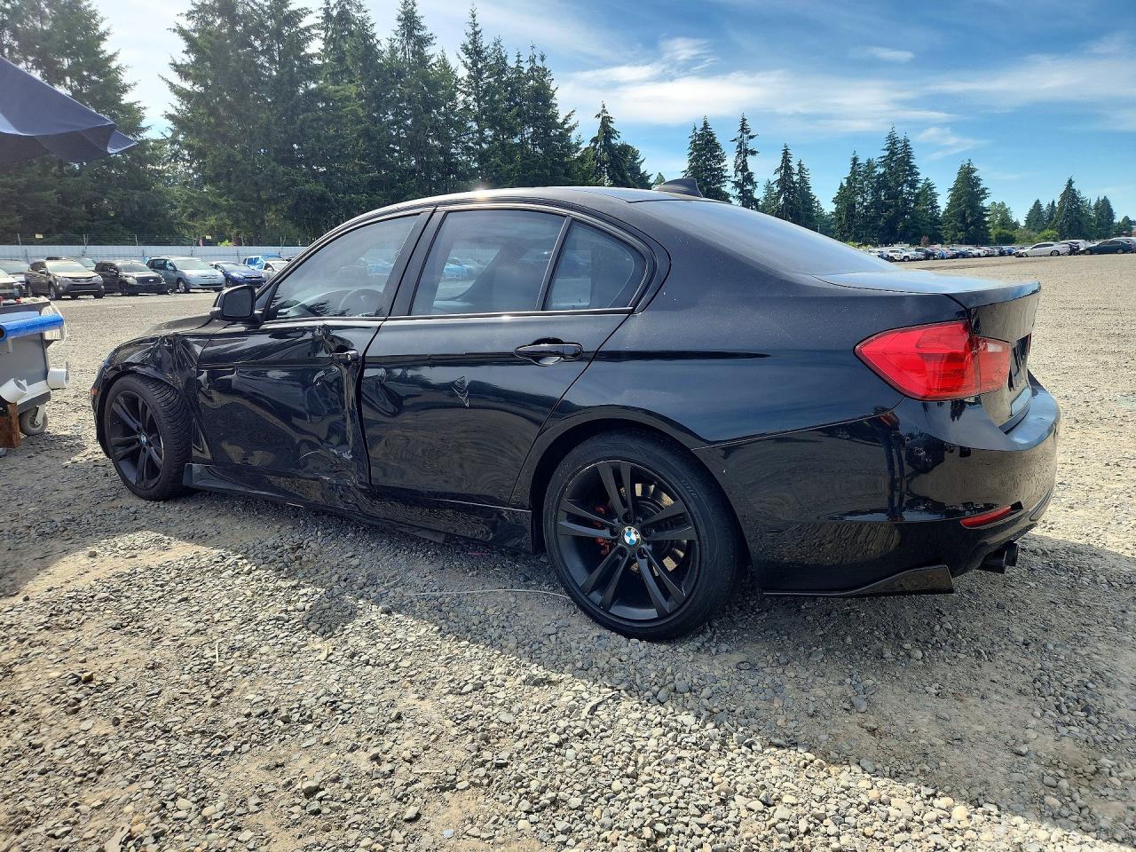 2014 Bmw 328 I Sulev Black vin: WBA3C1C58EK115312