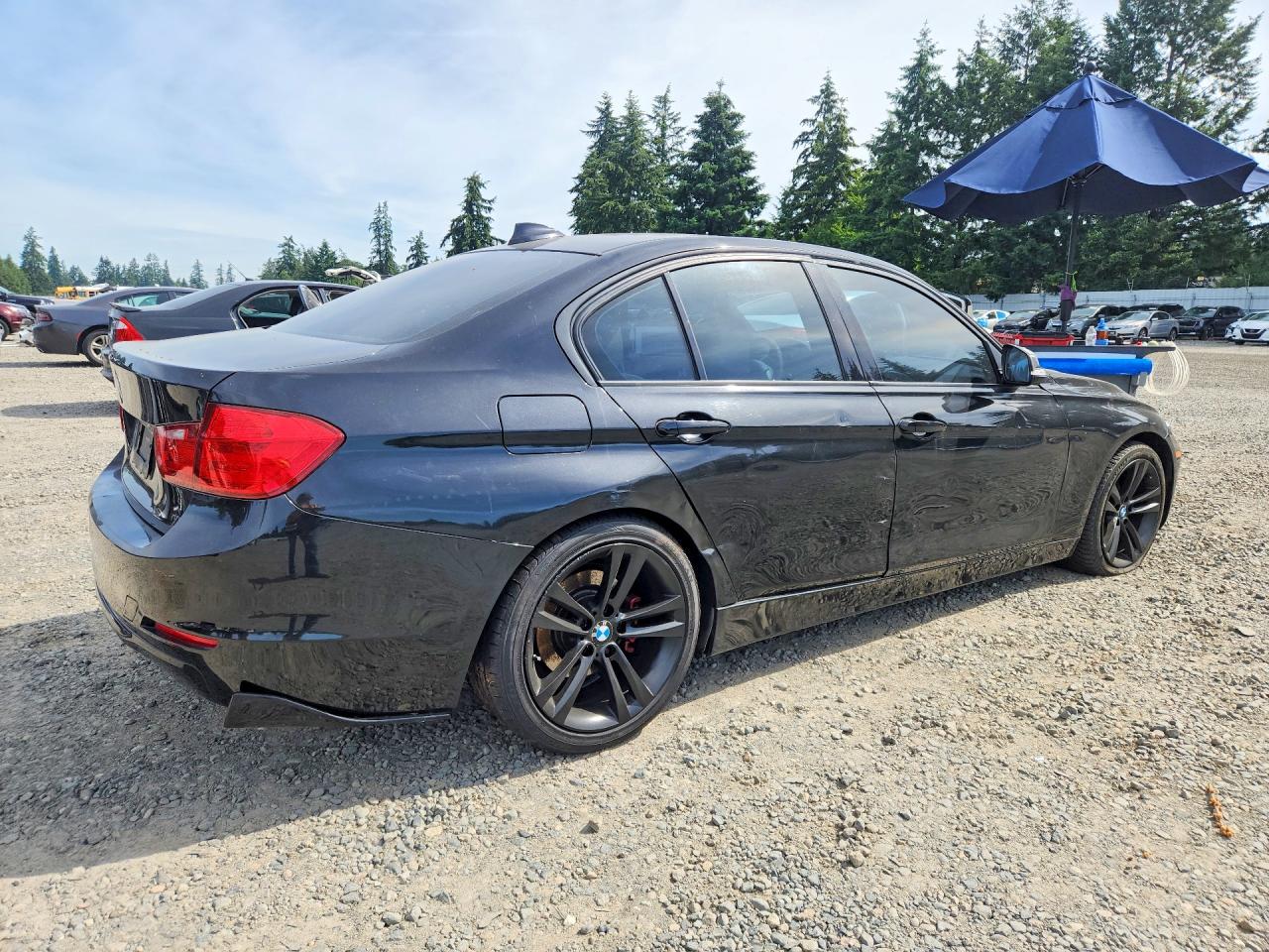 2014 Bmw 328 I Sulev Black vin: WBA3C1C58EK115312