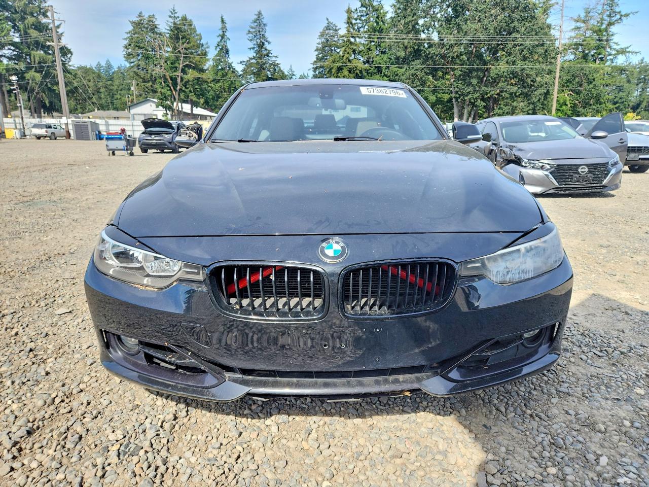 2014 Bmw 328 I Sulev Black vin: WBA3C1C58EK115312