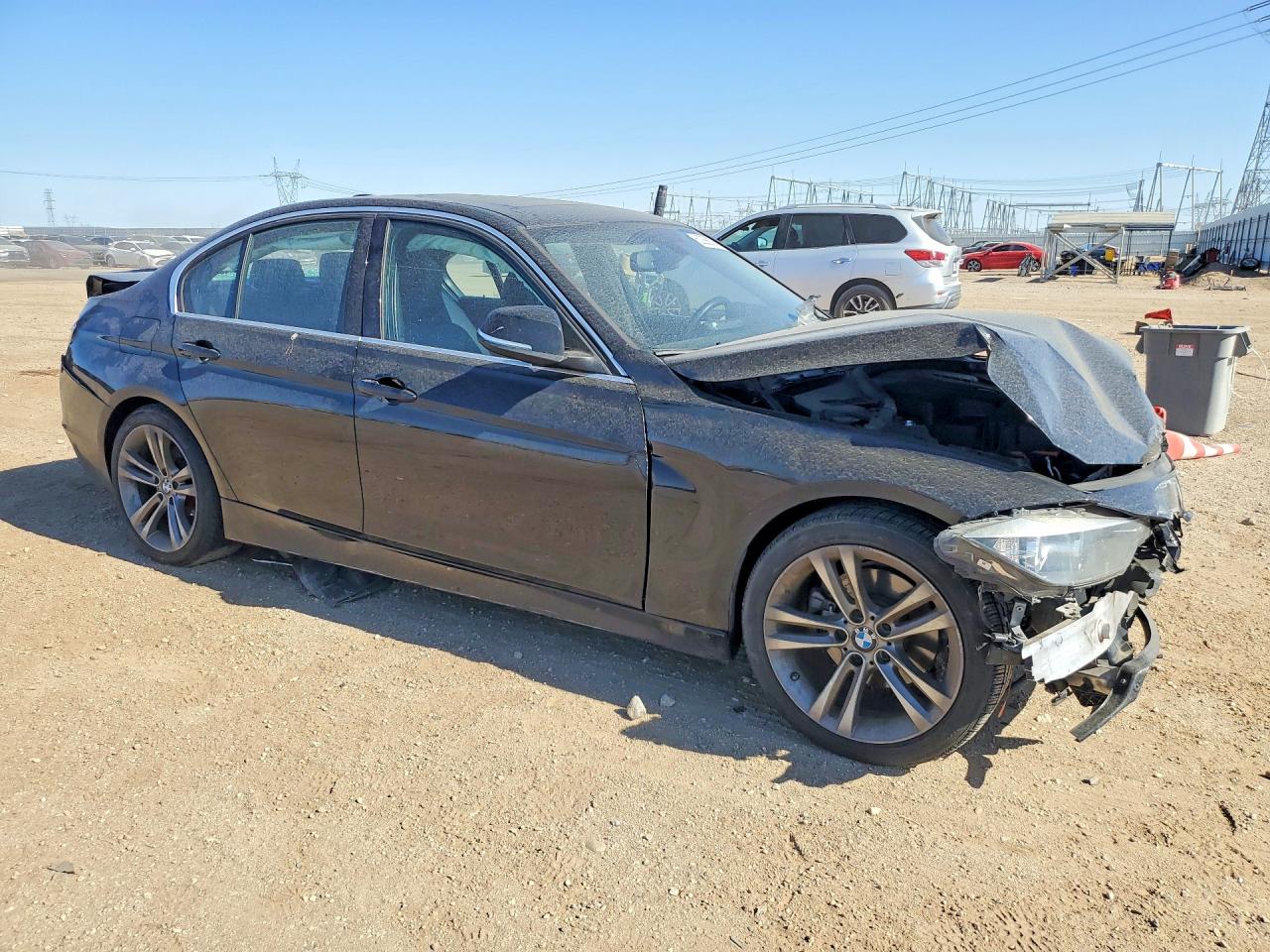 2015 Bmw 328 I Sulev Black vin: WBA3C1C58FK117868
