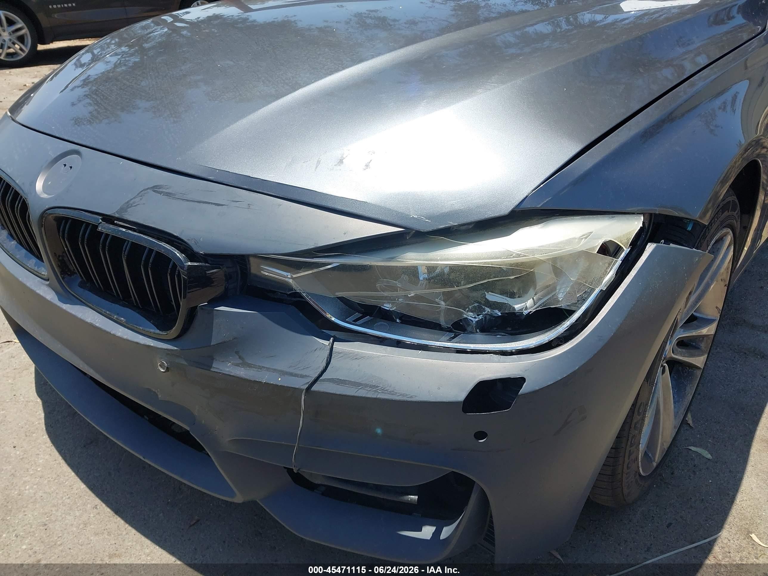 2015 Bmw 328i   Gray vin: WBA3C1C58FK122004