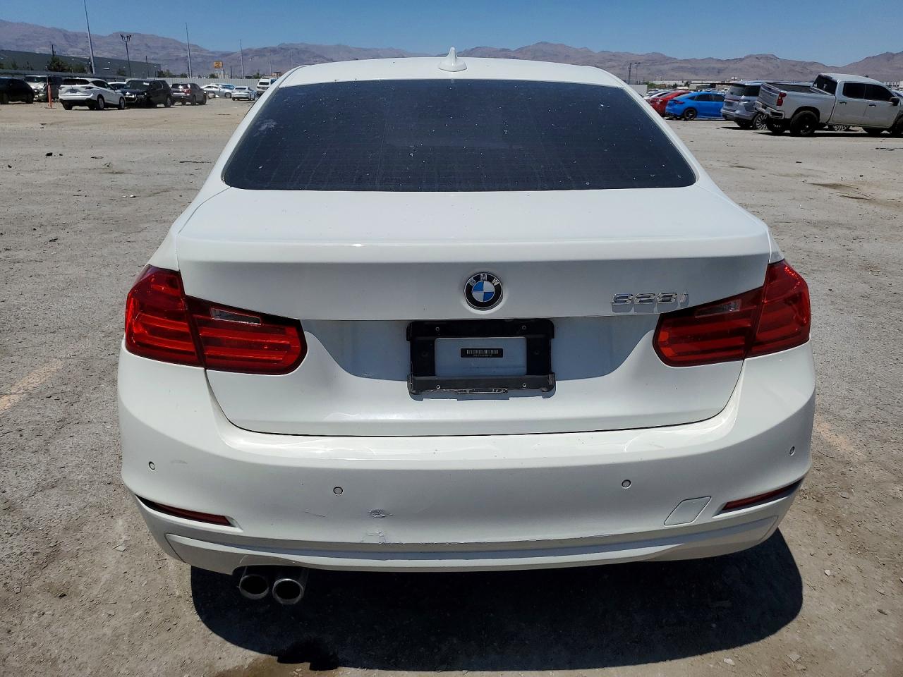 2015 Bmw 328 I Sulev White vin: WBA3C1C58FP852112