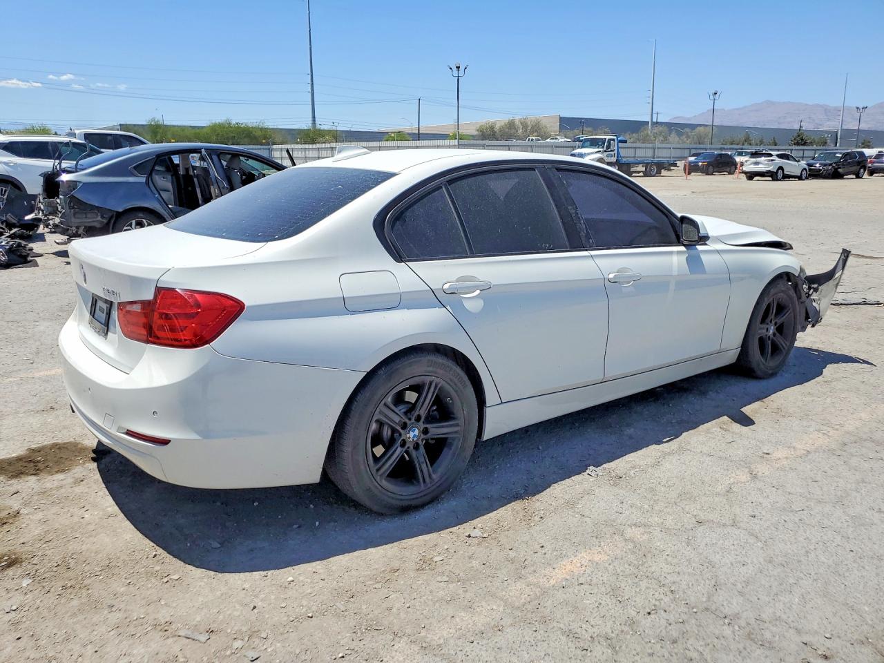 2015 Bmw 328 I Sulev White vin: WBA3C1C58FP852112