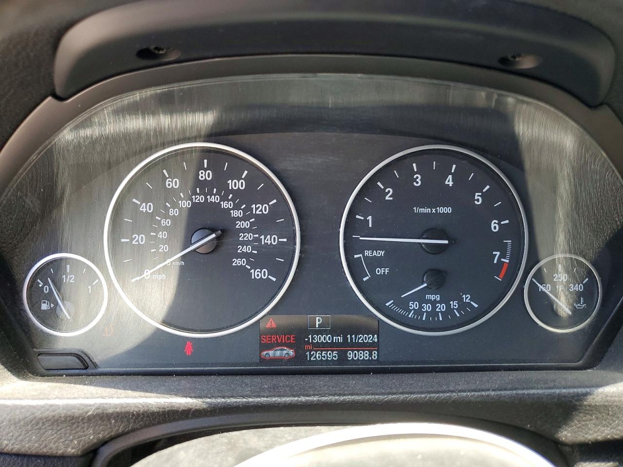 2015 Bmw 328 I Sulev White vin: WBA3C1C58FP852112