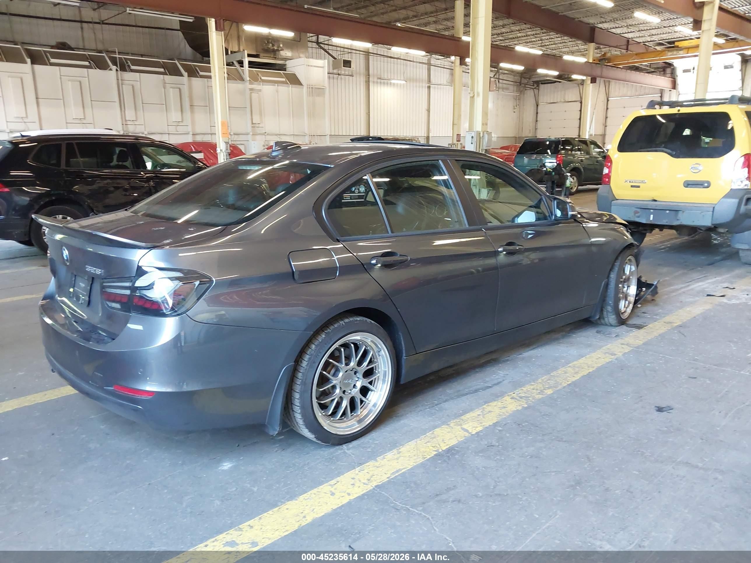 2015 Bmw 328i   Gray vin: WBA3C1C58FP852353