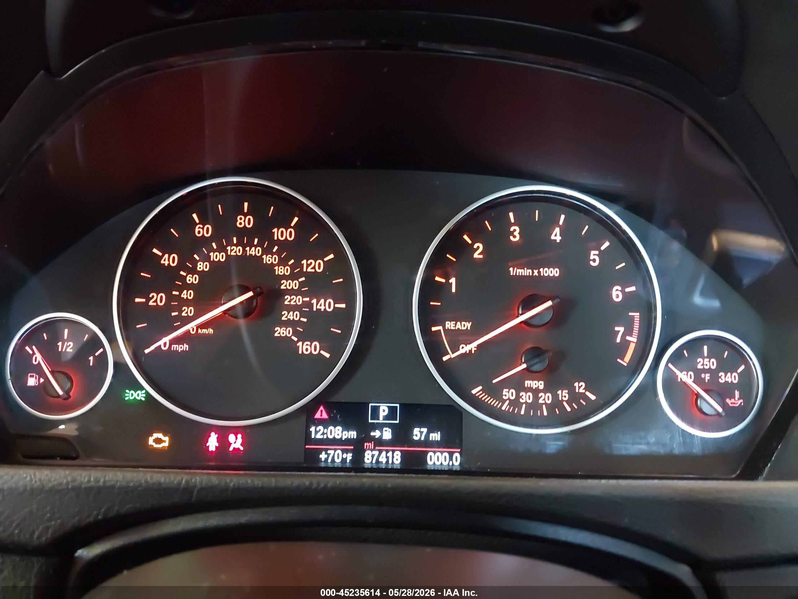 2015 Bmw 328i   Gray vin: WBA3C1C58FP852353