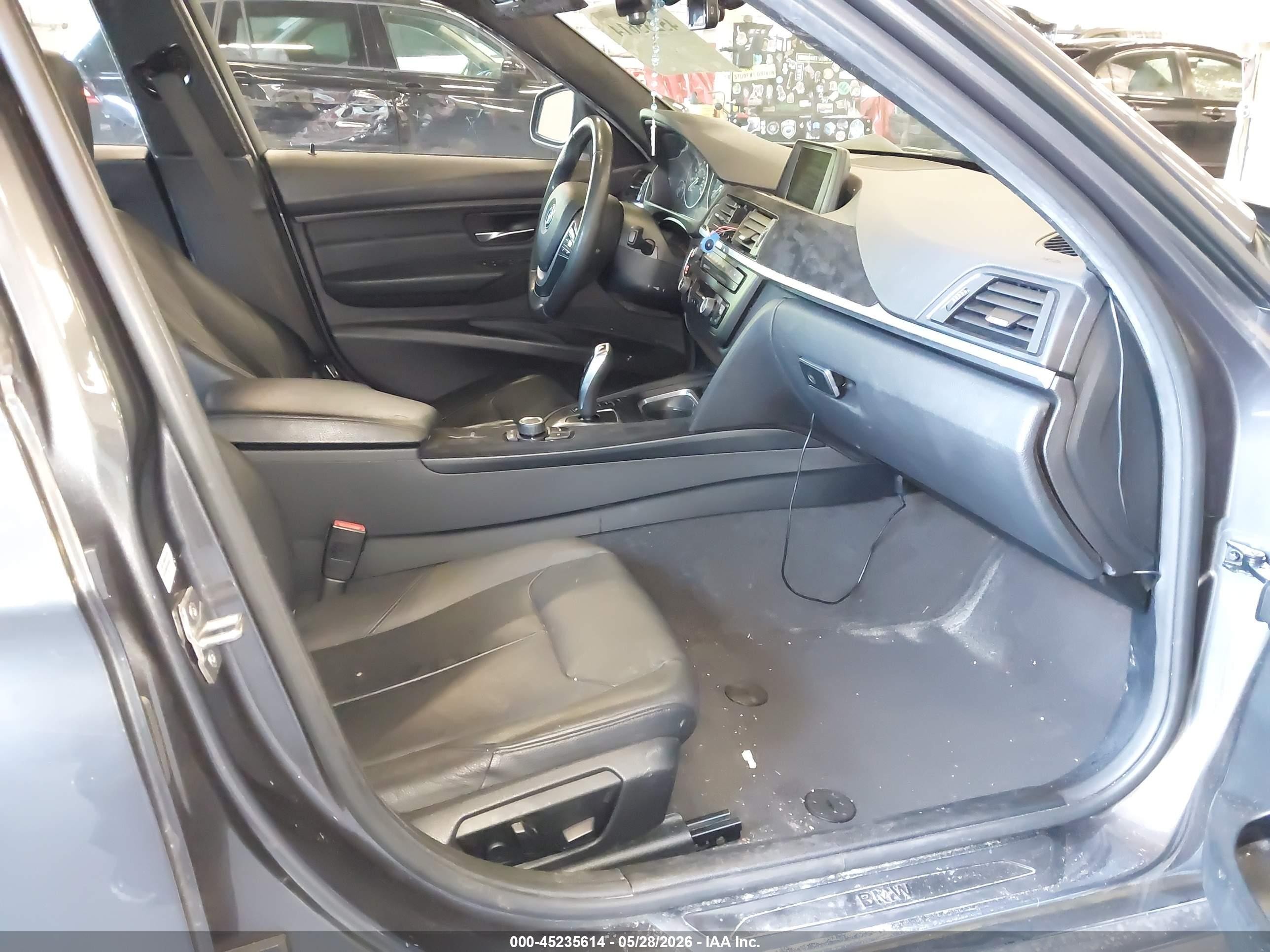 2015 Bmw 328i   Gray vin: WBA3C1C58FP852353