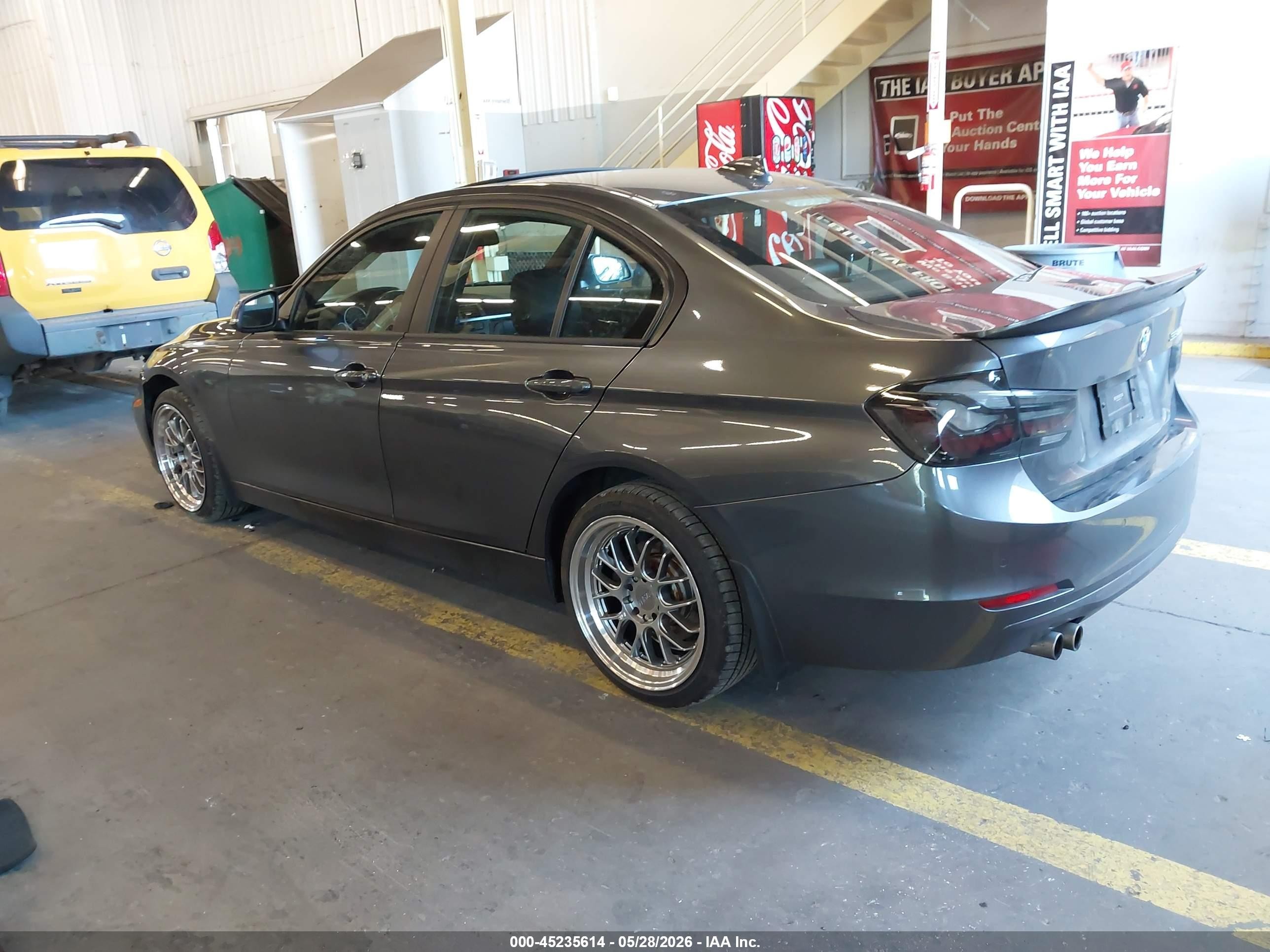 2015 Bmw 328i   Gray vin: WBA3C1C58FP852353