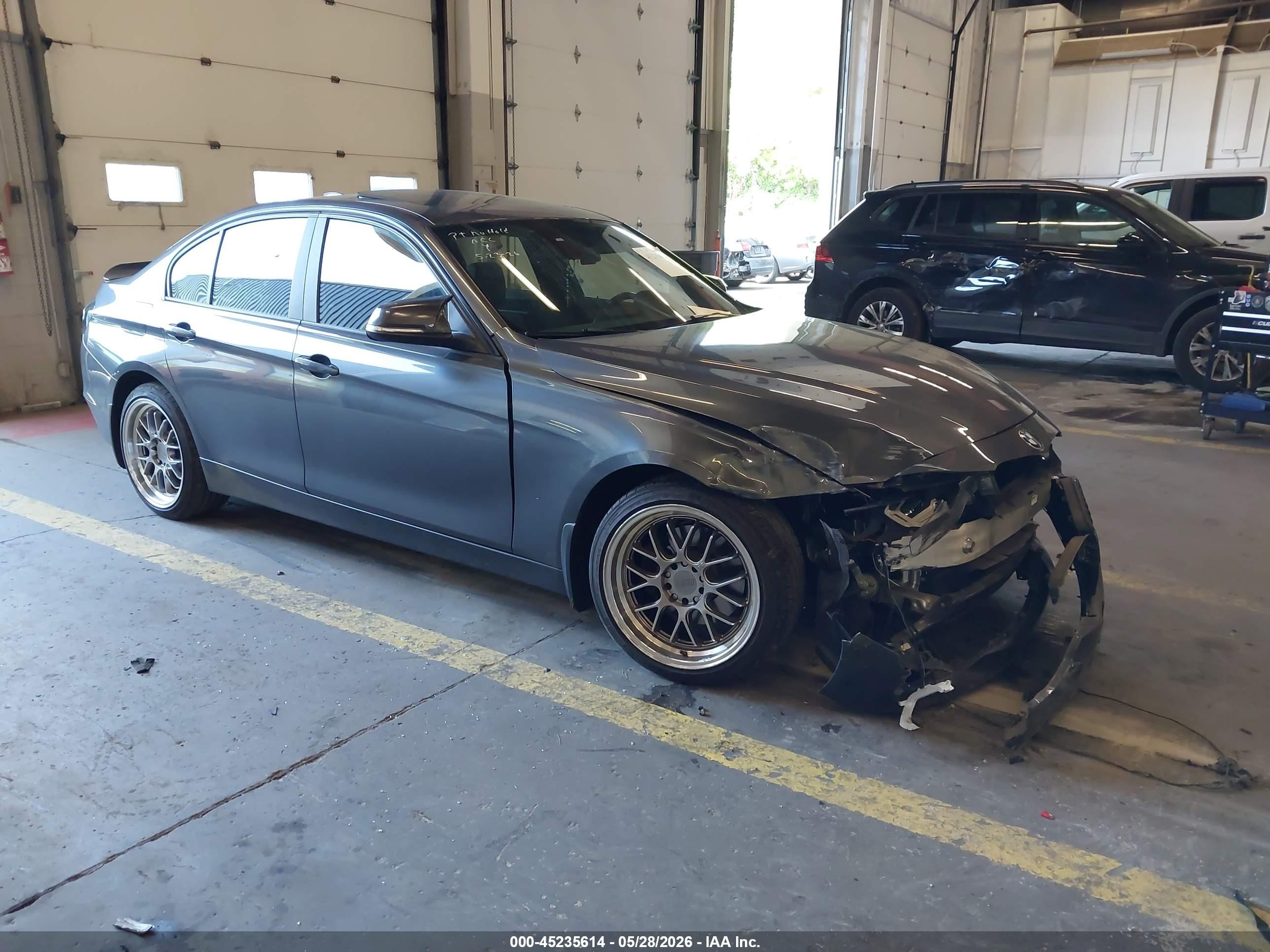 2015 Bmw 328i   Gray vin: WBA3C1C58FP852353
