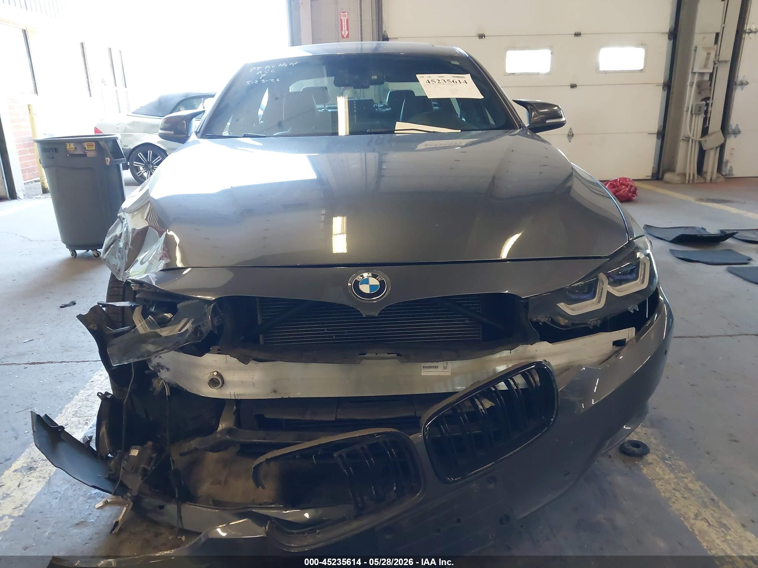 2015 Bmw 328i   Gray vin: WBA3C1C58FP852353