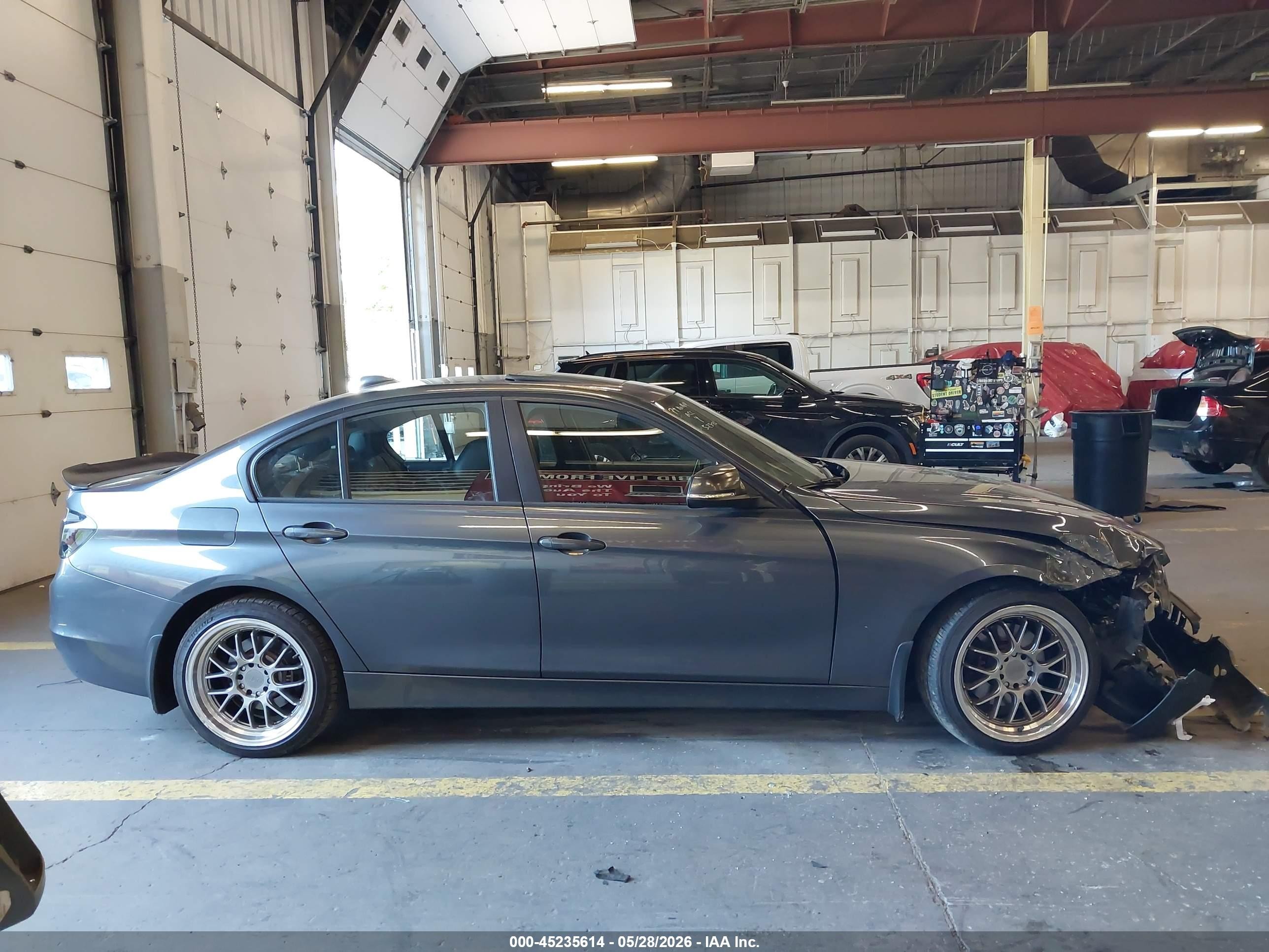 2015 Bmw 328i   Gray vin: WBA3C1C58FP852353