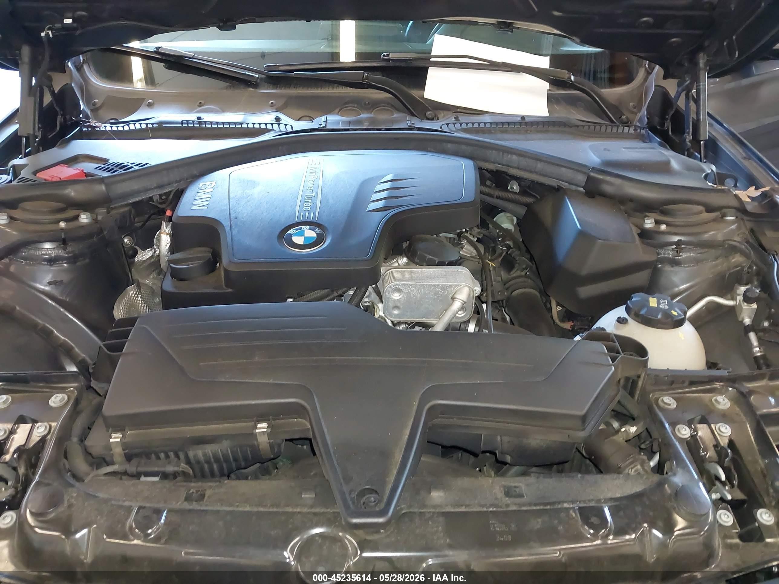 2015 Bmw 328i   Gray vin: WBA3C1C58FP852353