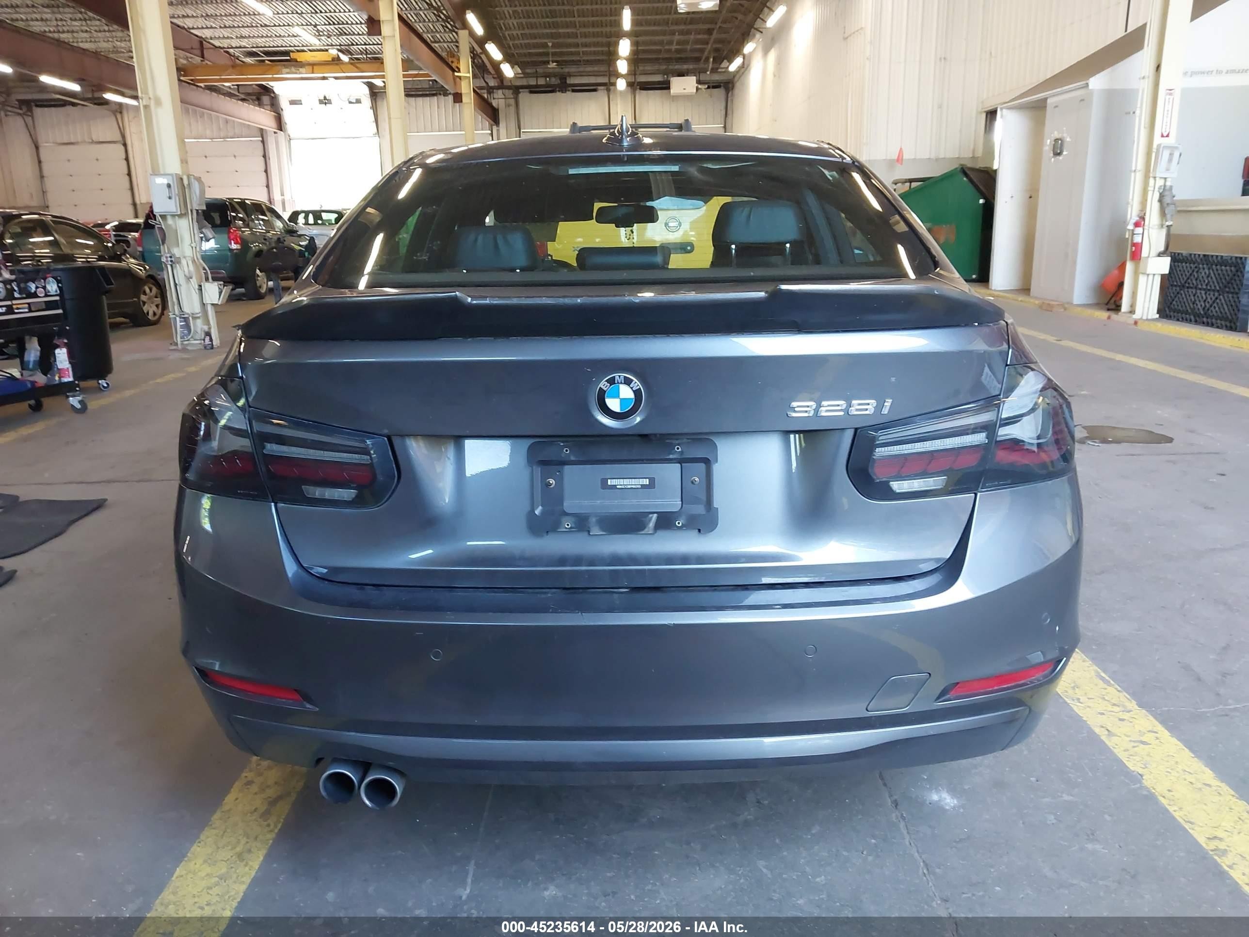 2015 Bmw 328i   Gray vin: WBA3C1C58FP852353